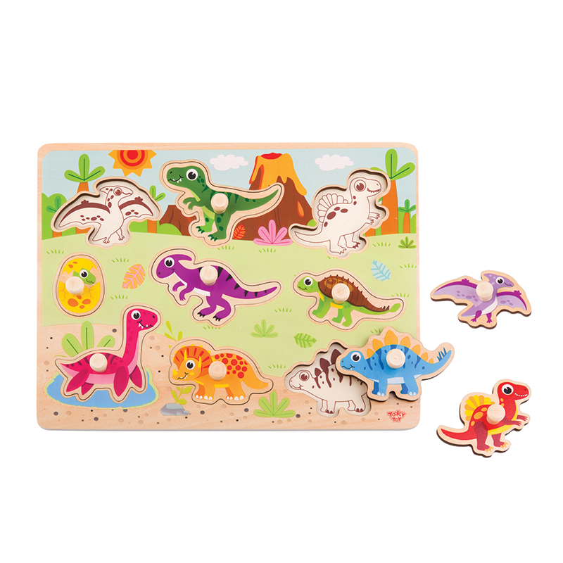 Dinosaur Peg Puzzle