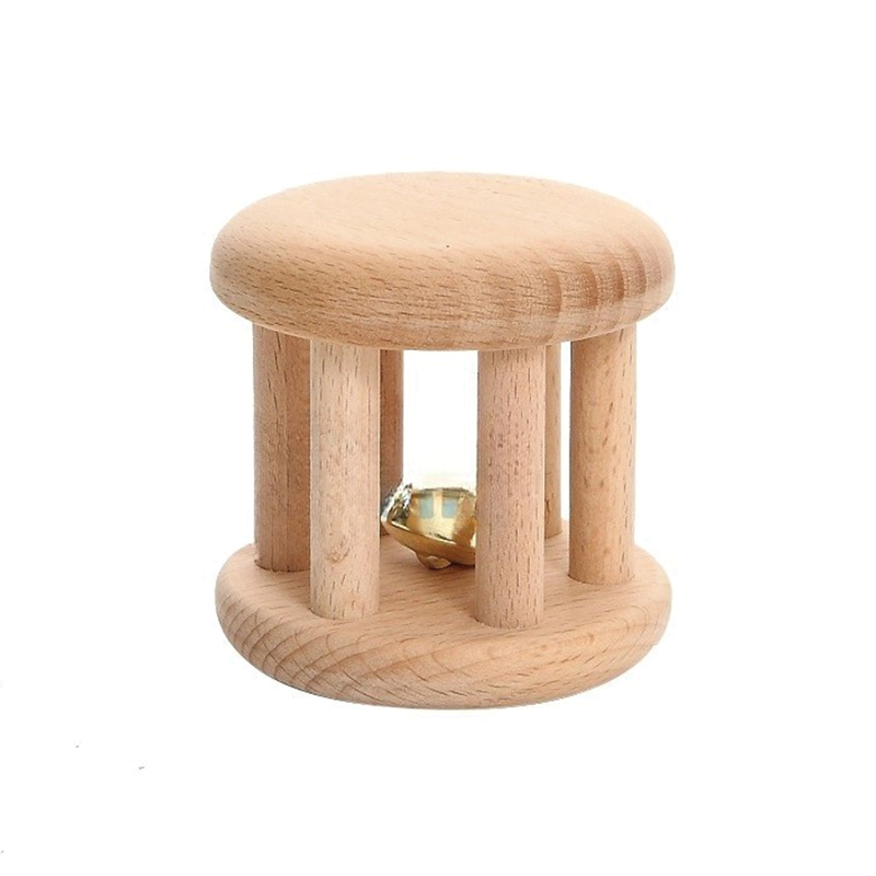 Wooden Bell Rattle (Set of 2)