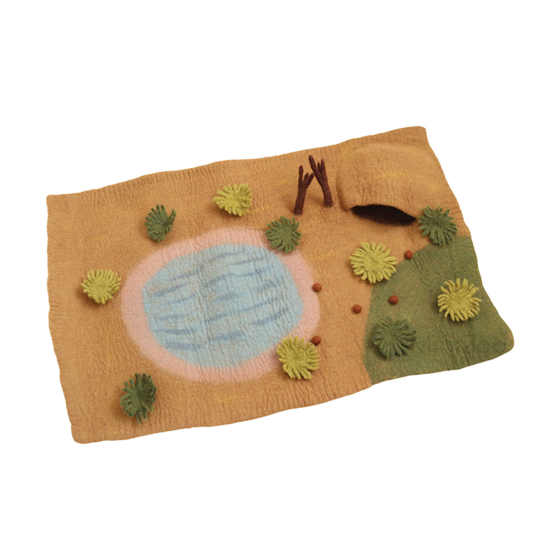 Taras Treasures Safari Felt Play Mat Playscape Large