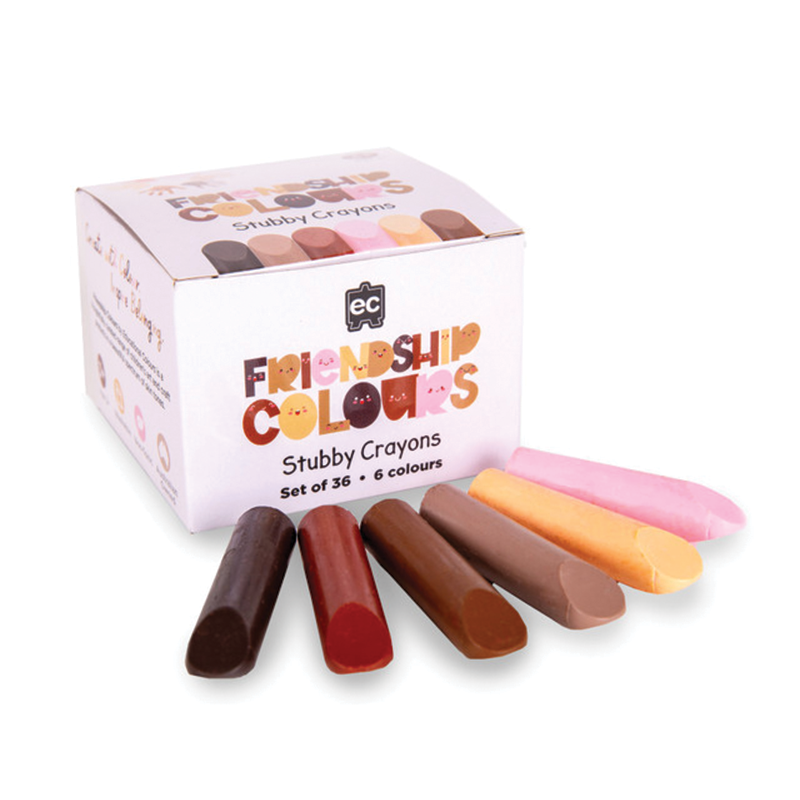 Friendship Colours Stubbies Crayons 36pk