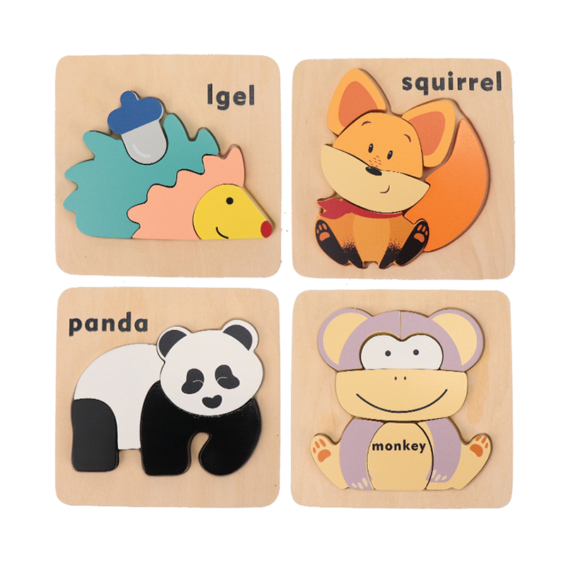 Mini Zoo Puzzles Set of 4