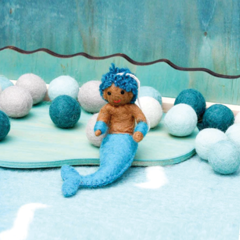 Felt Blue Merman