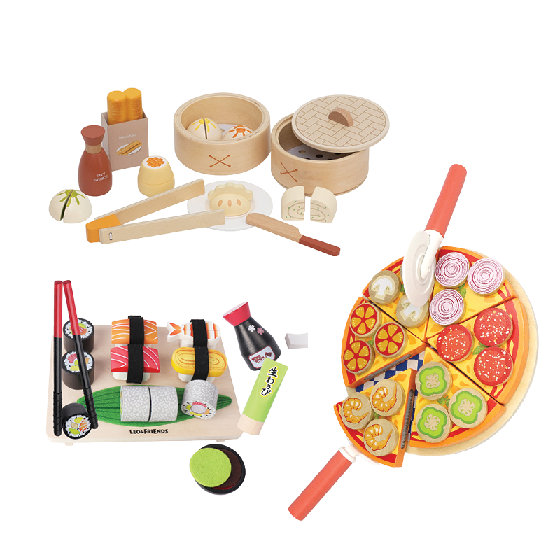 Multicutural Food Play Set