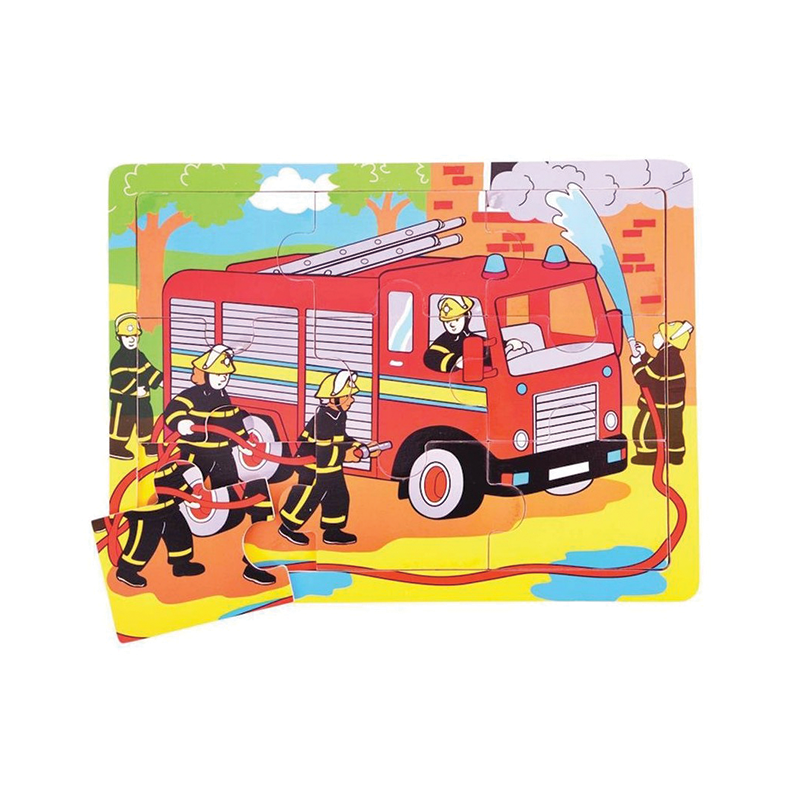 Fire Engine Tray Puzzle 9pcs