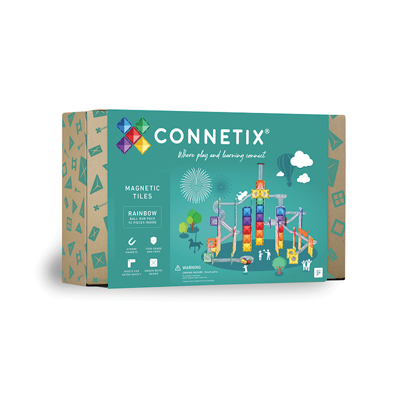Connetix Rainbow Ball Run Pack 92 pcs