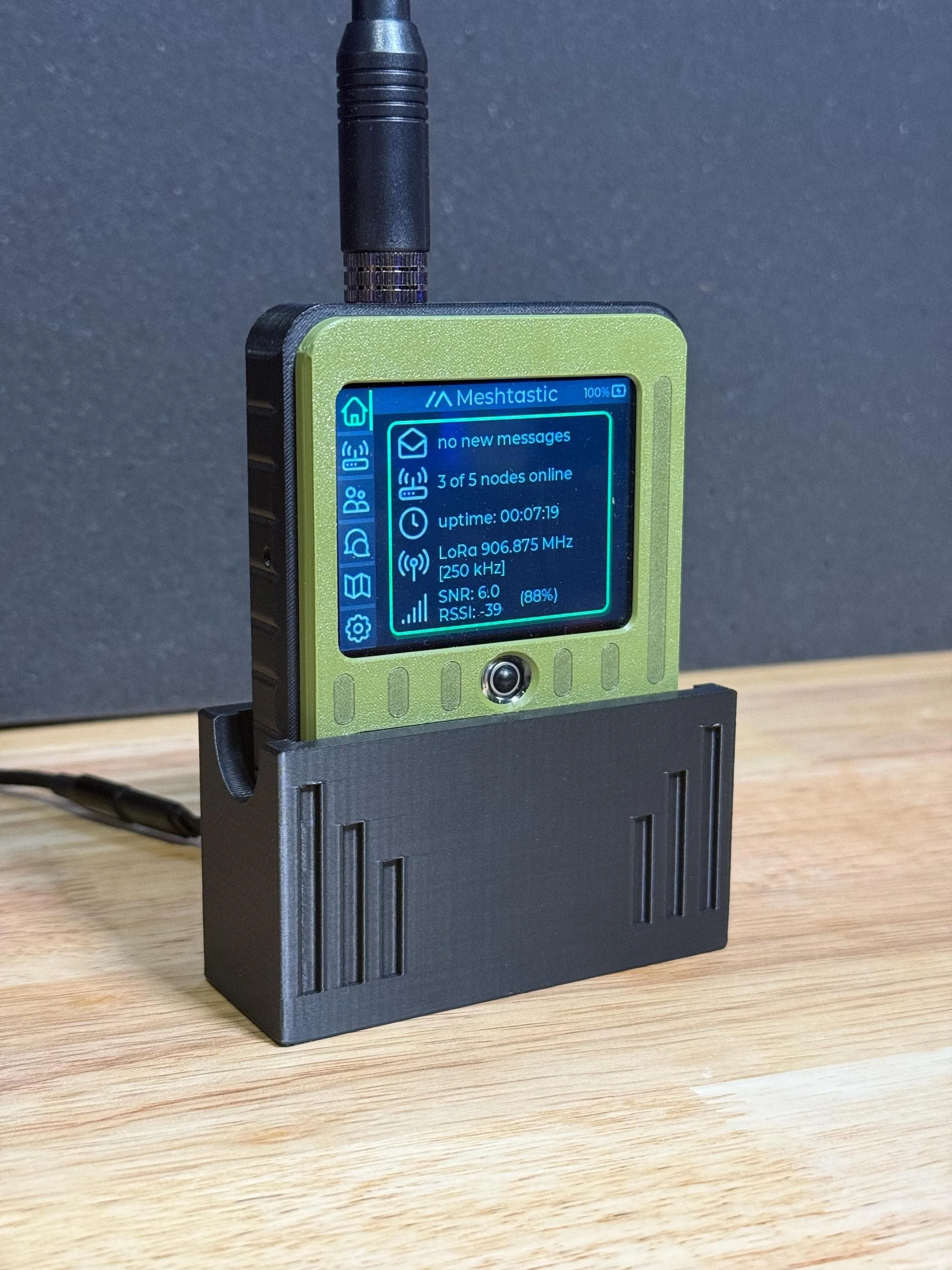 LILYGO T-Deck Radio Charging Dock Meshtastic/Meshcore