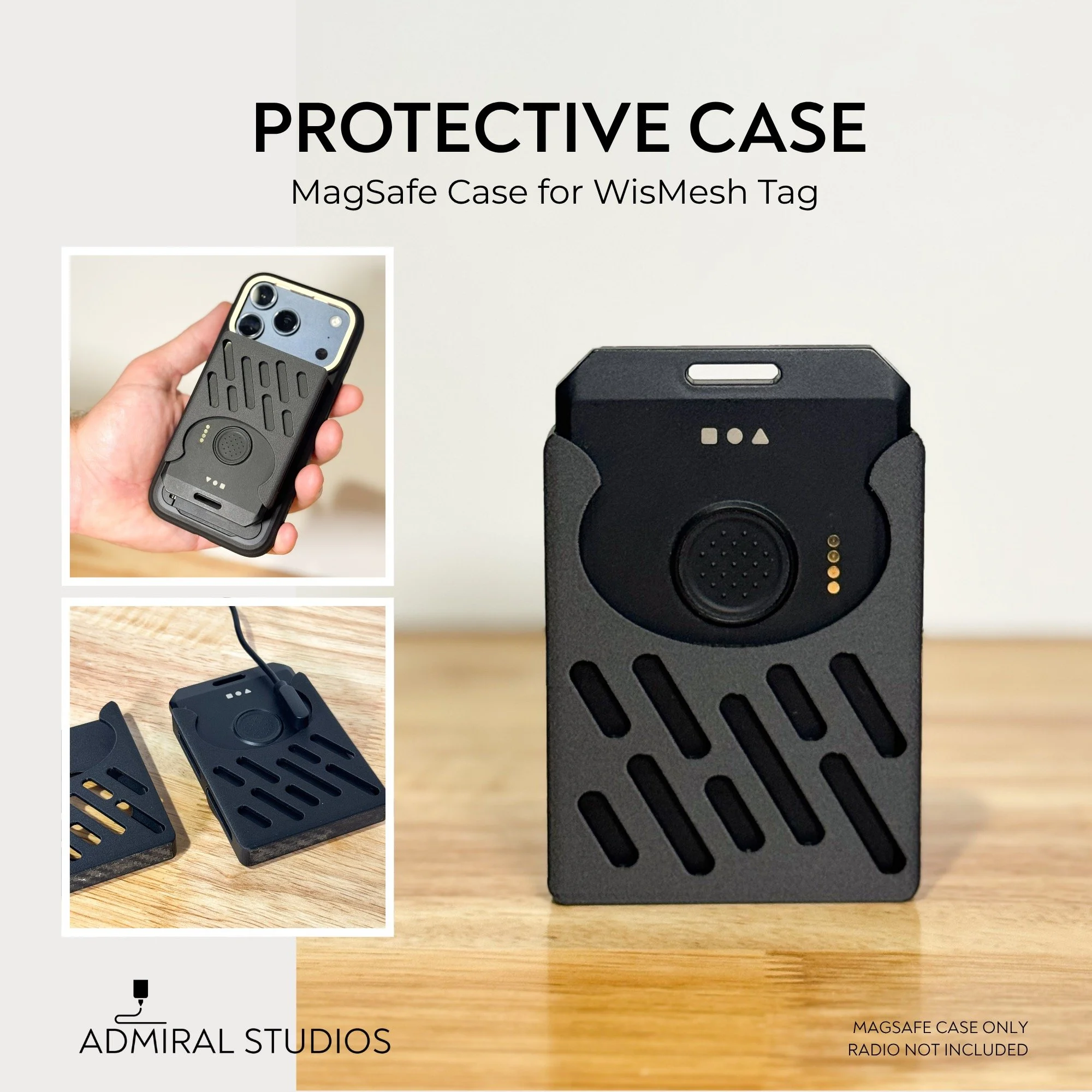 MagSafe WisMesh Tag Protective Case Meshtastic/Meshcore
