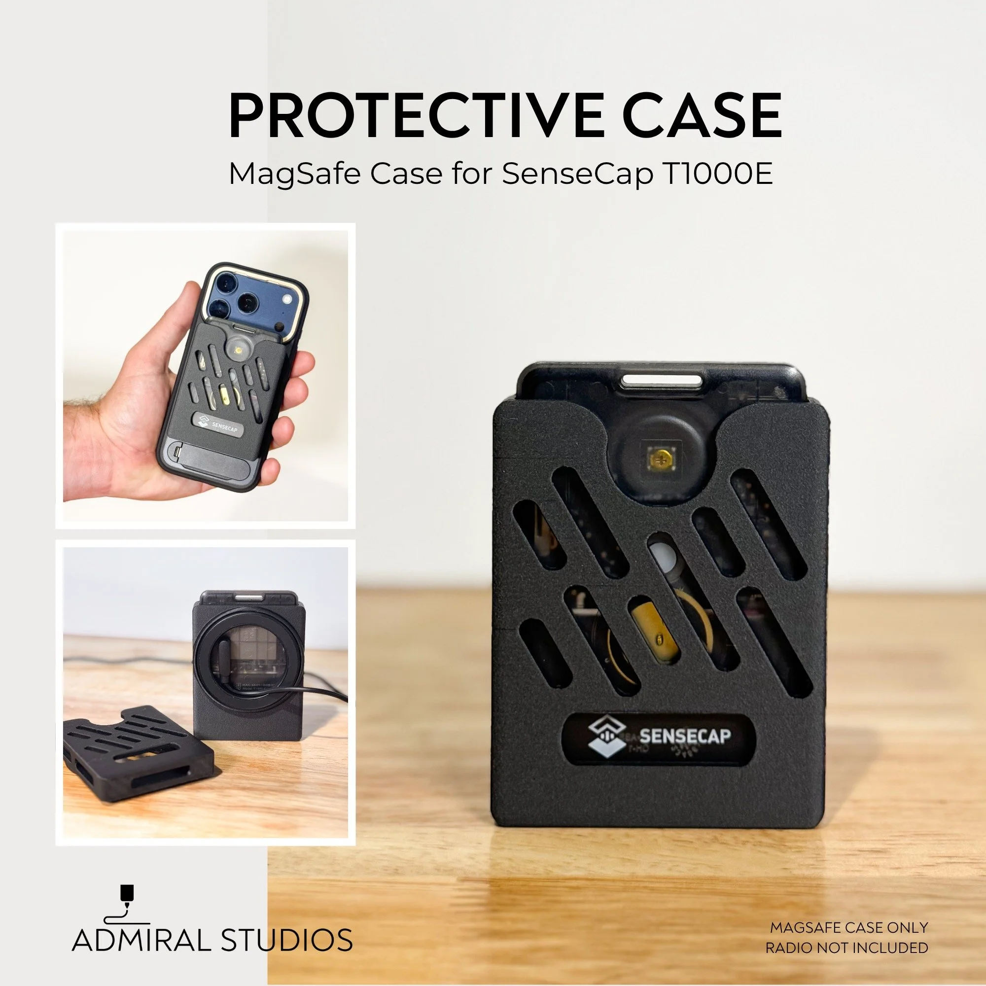MagSafe SenseCAP T1000E Protective Case Meshtastic/Meshcore