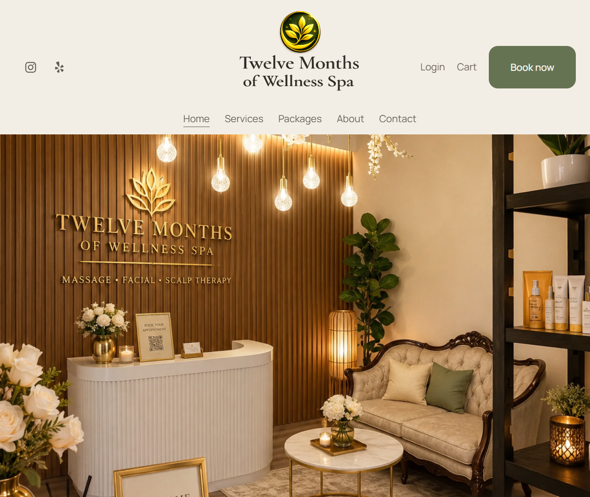 Twelve Months of Wellness Spa