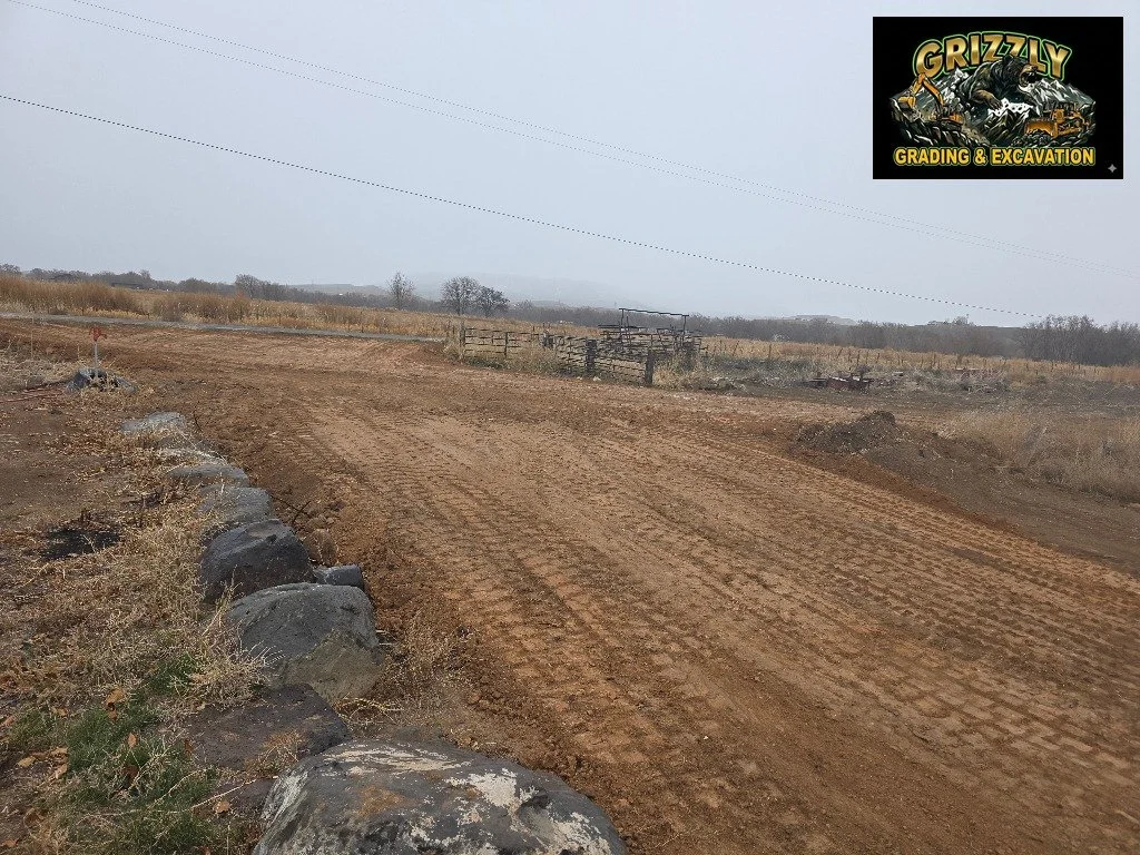 Wide open Western Colorado.

Boulder border set, grade done, drainage handled. The red shed is the only thing that was there when we showed up &mdash; everything else is the job.

Western Colorado. | (970) 433-5750

Tag someone who needs land like th