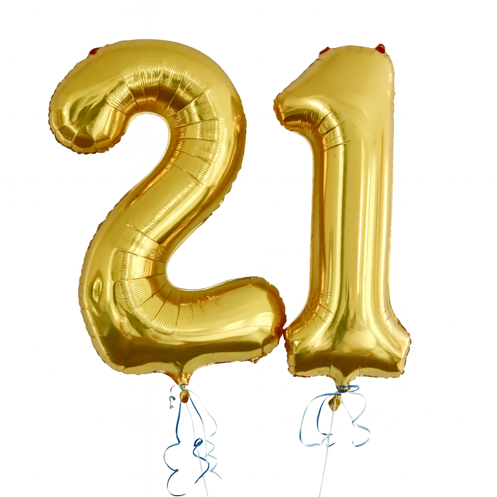 Giant Number Balloons