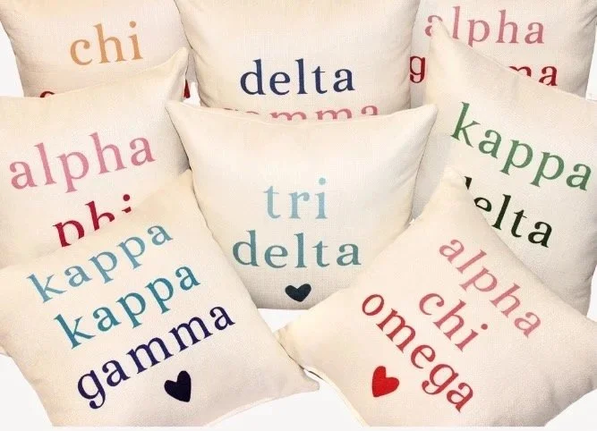 Sorority Throw Pillow
