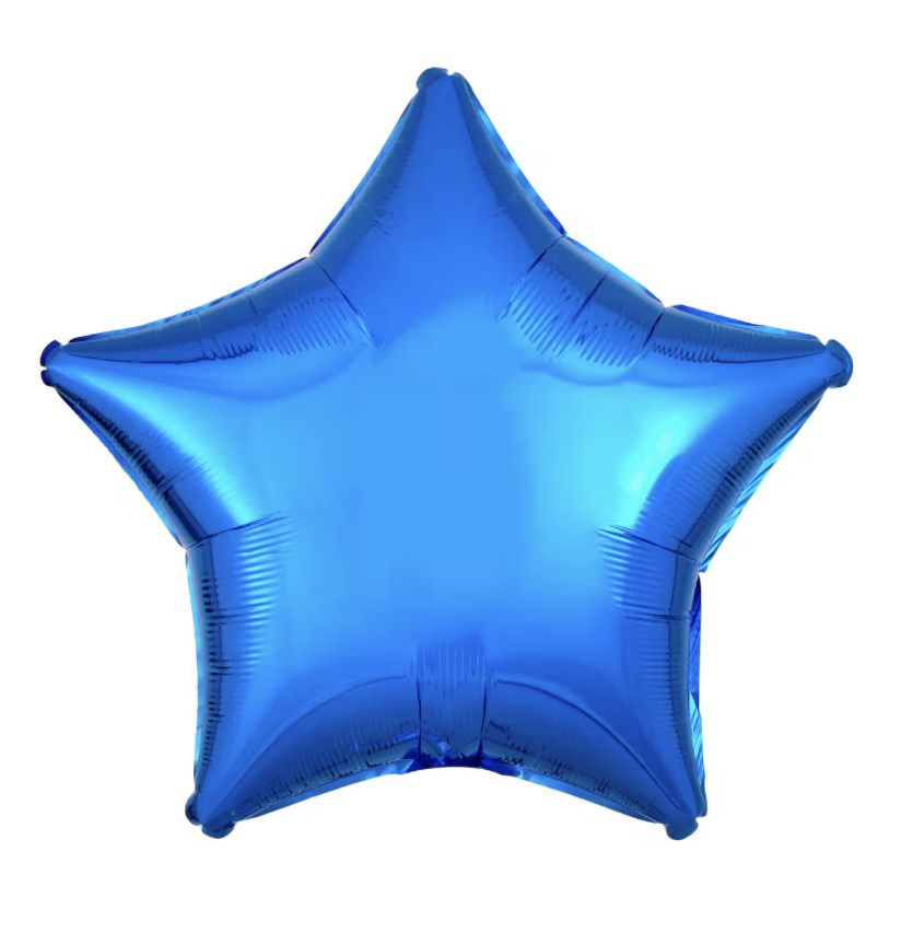 Blue Star Mylar Balloon.png
