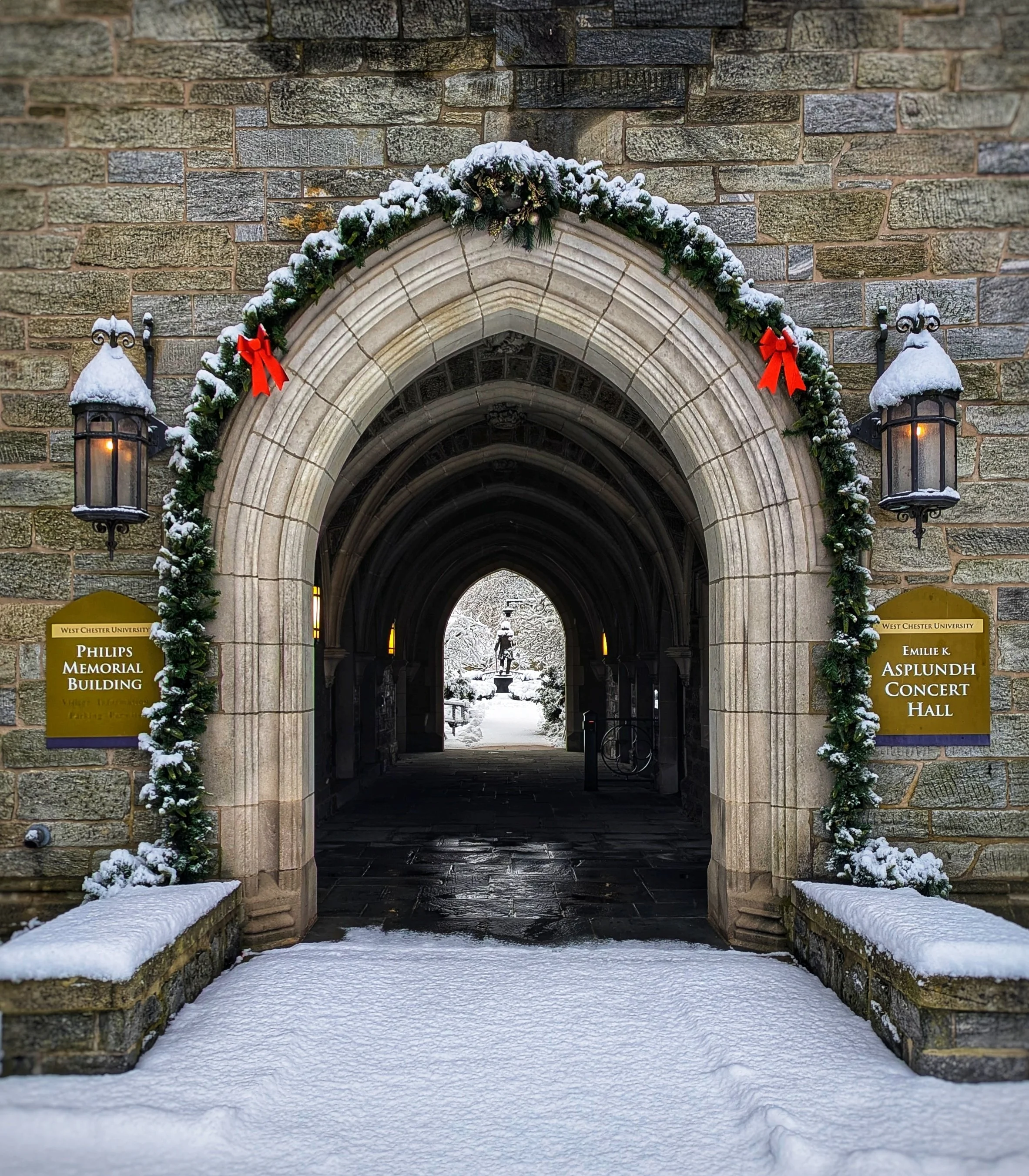 Whispering Arch in Winter Journal