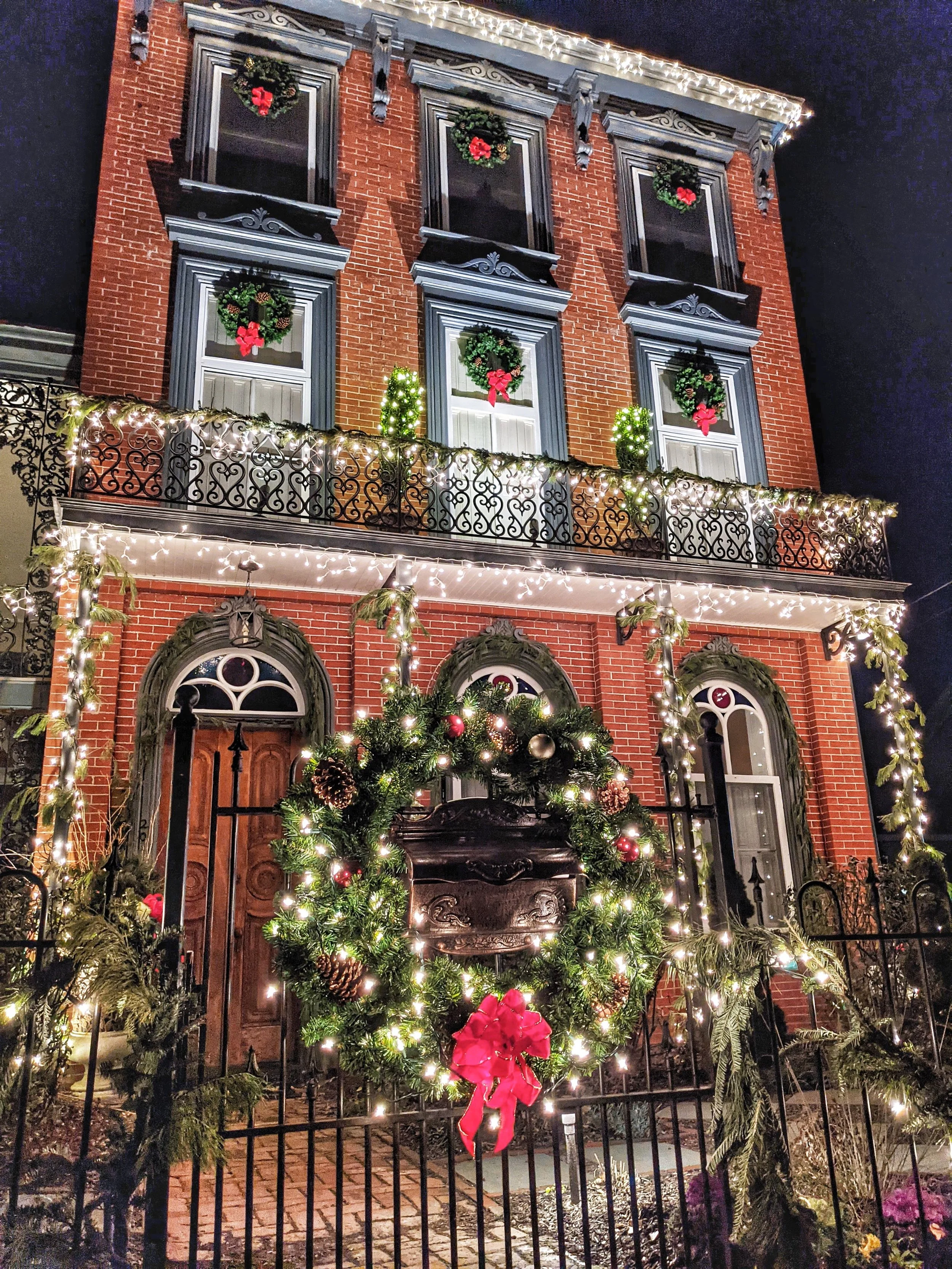 Festive Brick Beauty 8x10