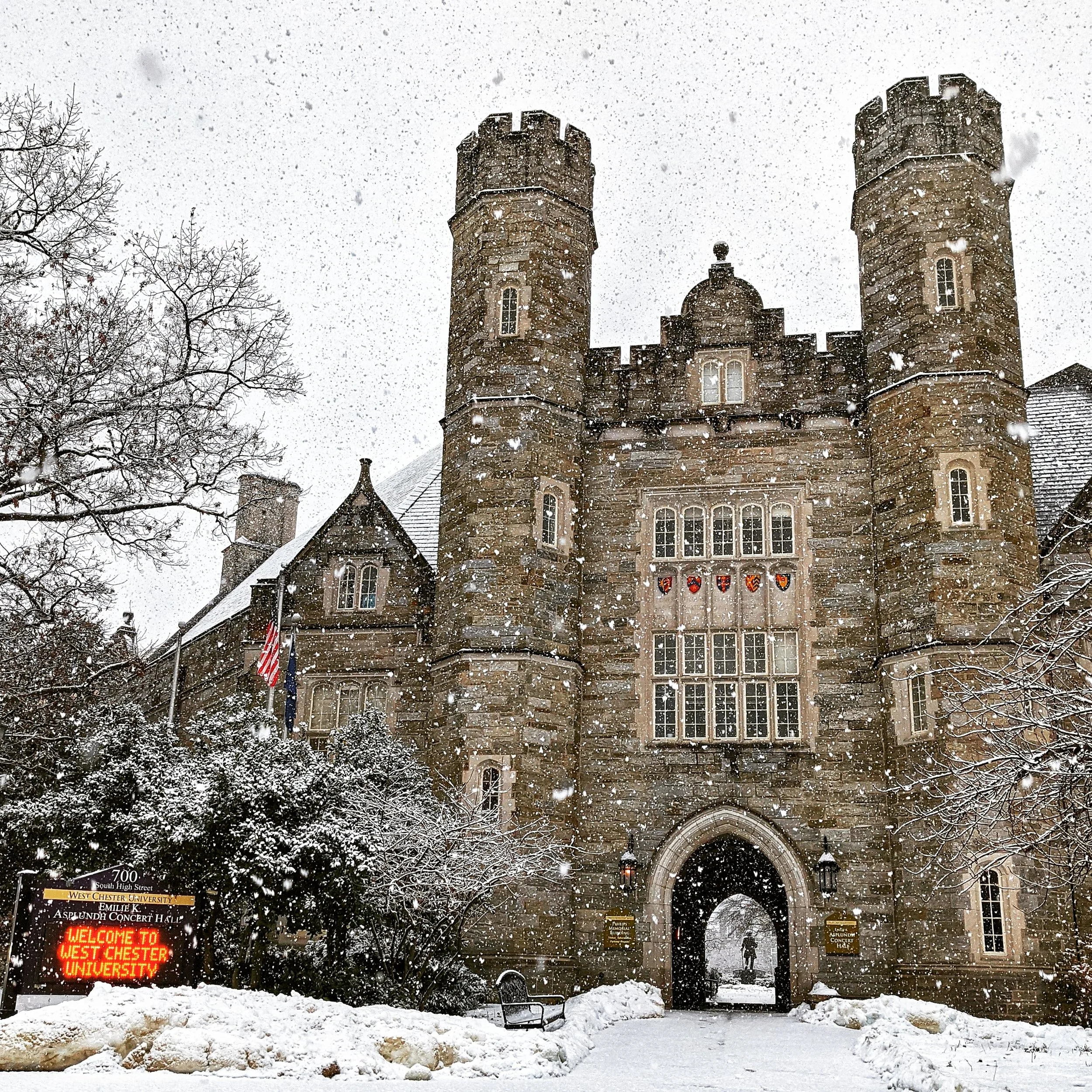 Philips in Winter Wood Block Ornament