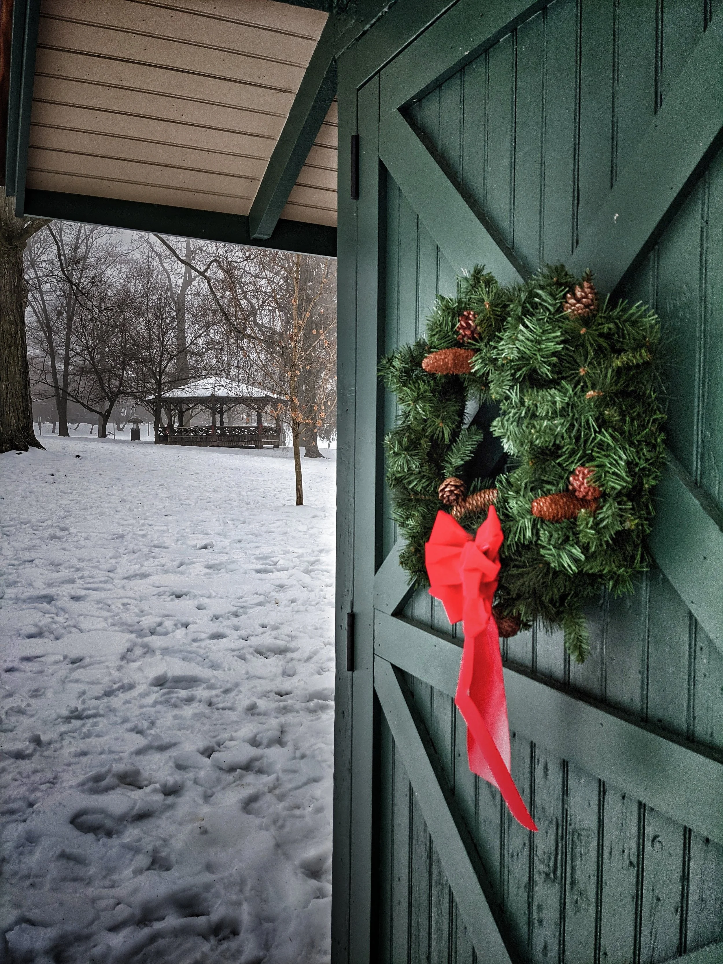 Merry Little Marshall 12x12 Canvas