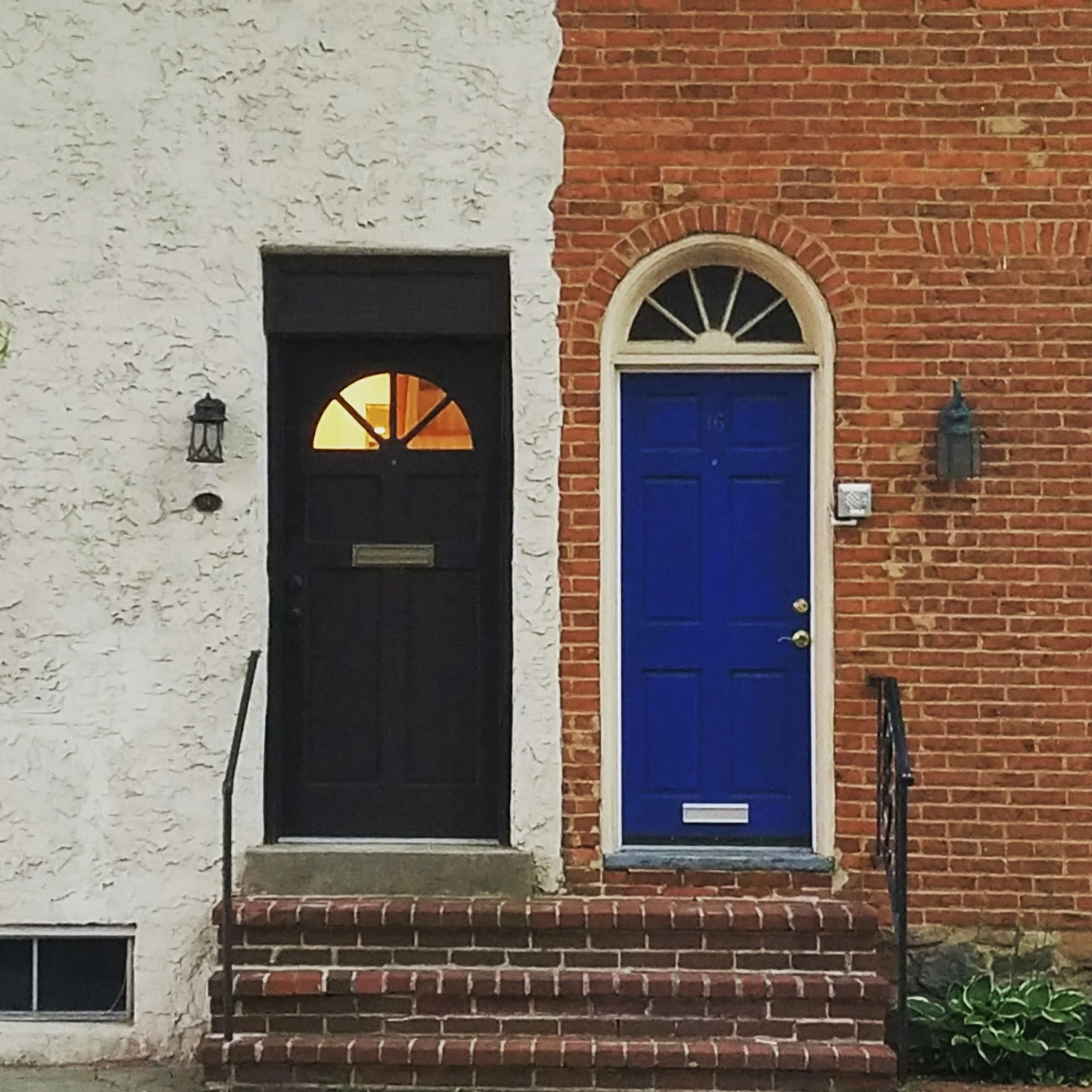 Brick and Stucco Meet 8x10