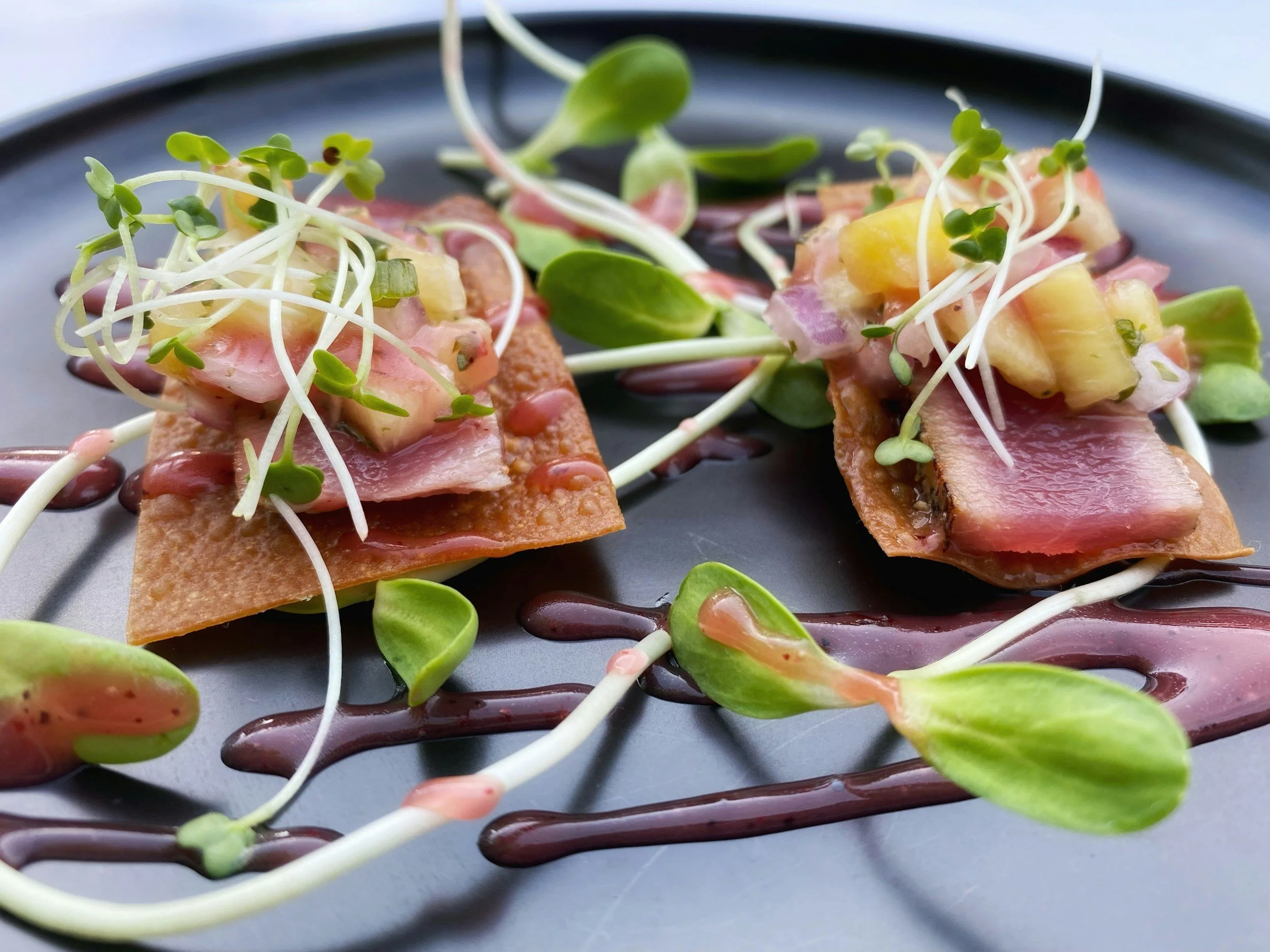 Sample appetizer from Gourmet Gals Catering.