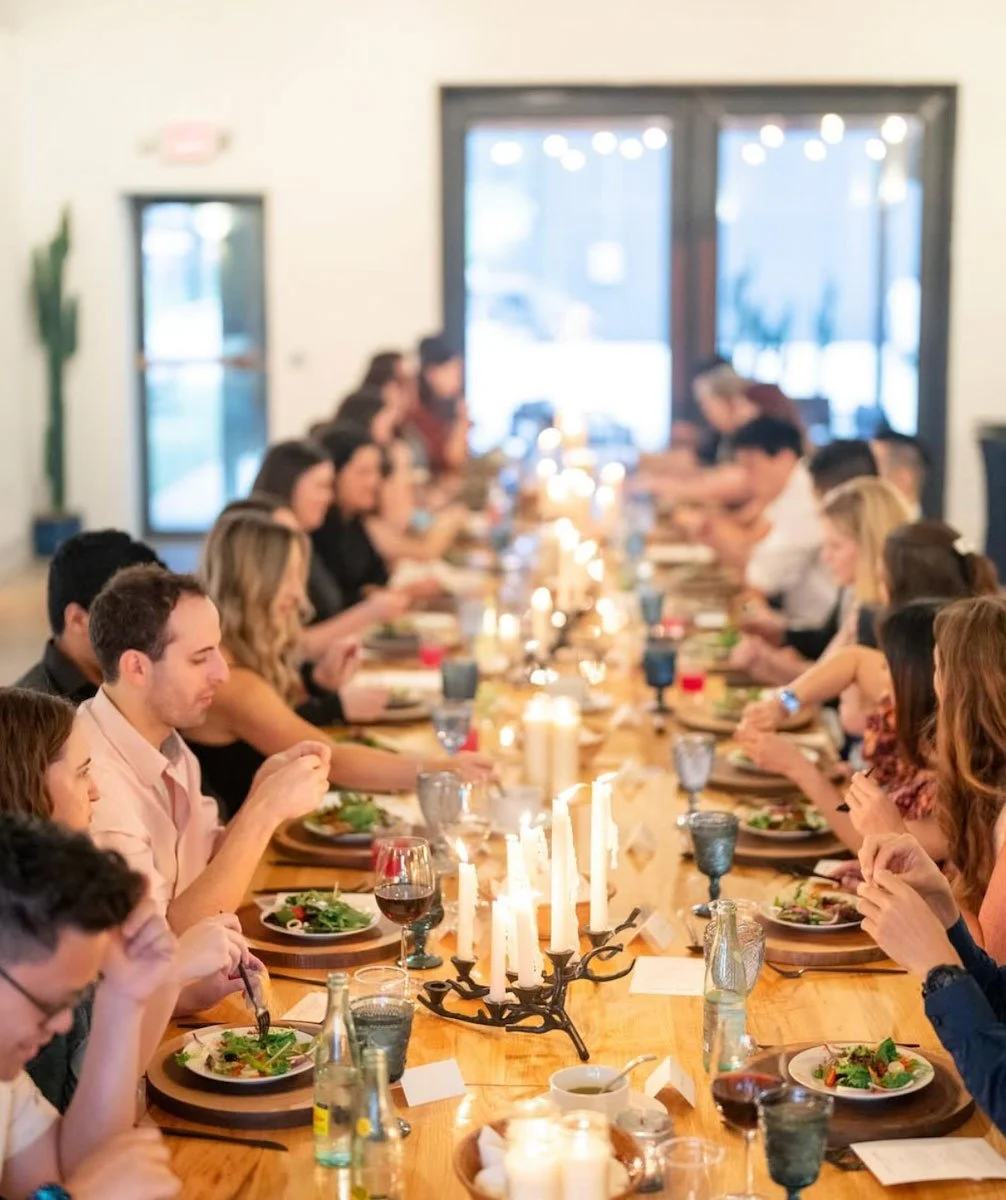 A corporate event catered by Gourmet Gals in Texas.