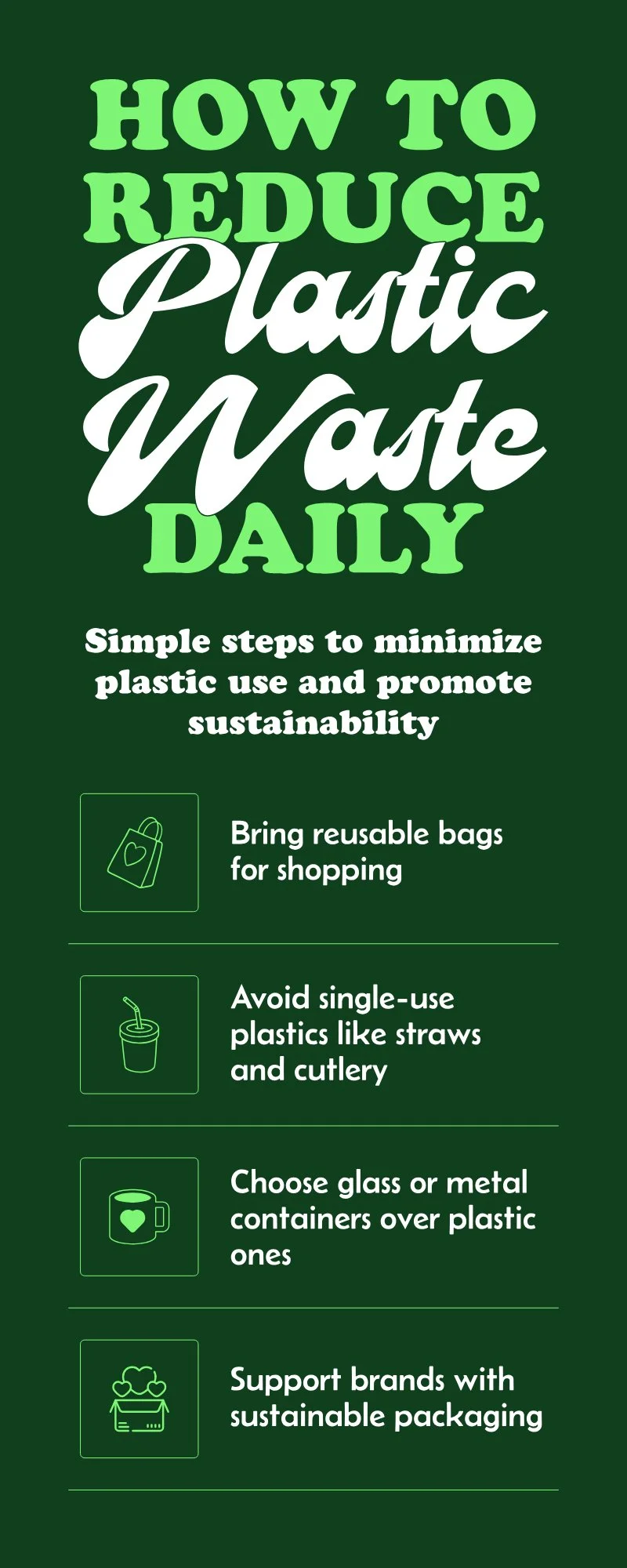 how to recycle check list