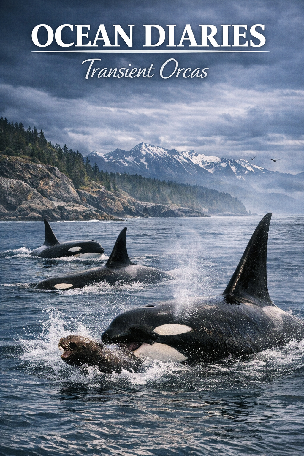 Part II: Transient Orcas (Bigg’s)Silent hunters of the coastal Pacific.