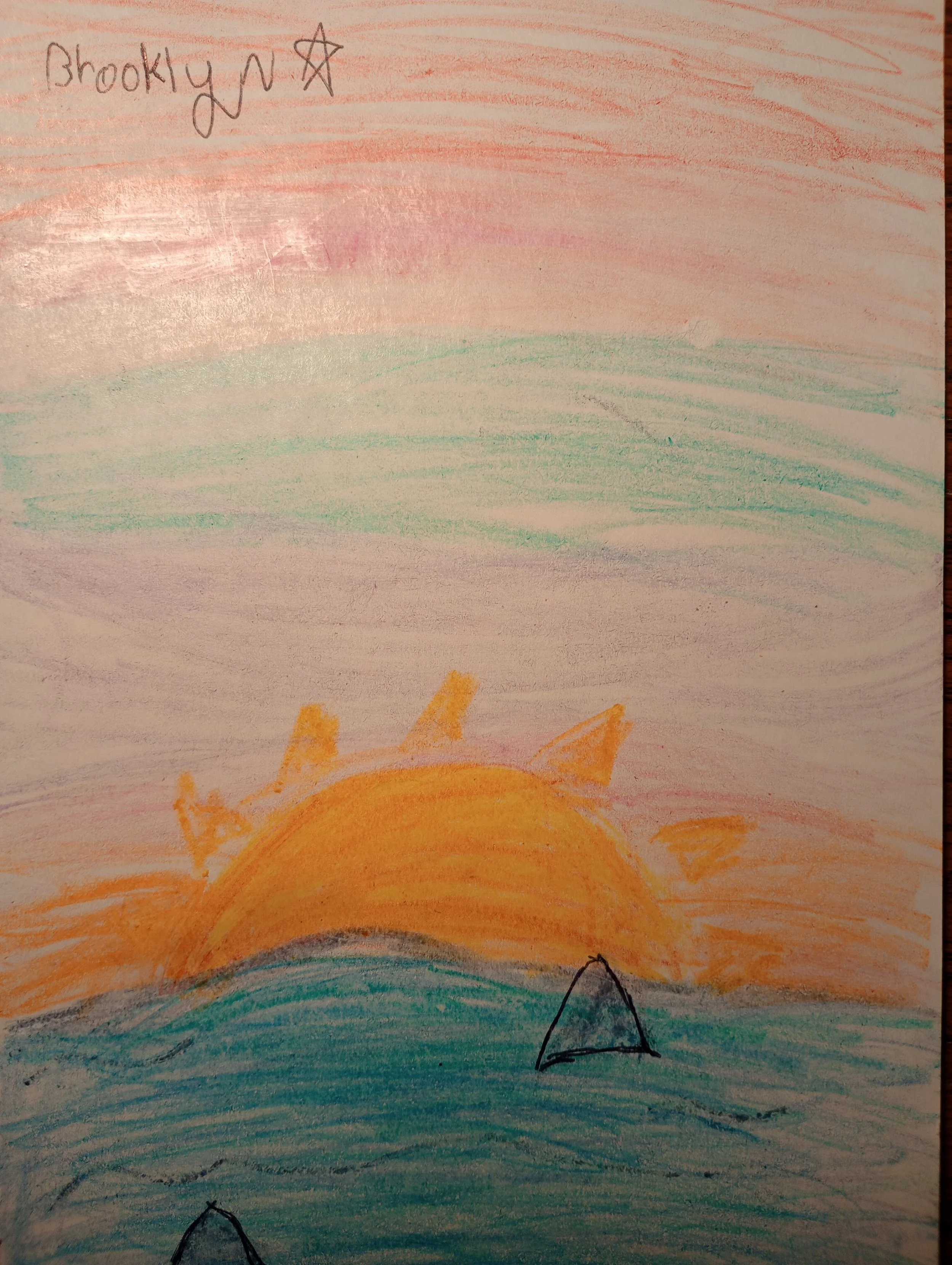 10 year old's view of the ocean