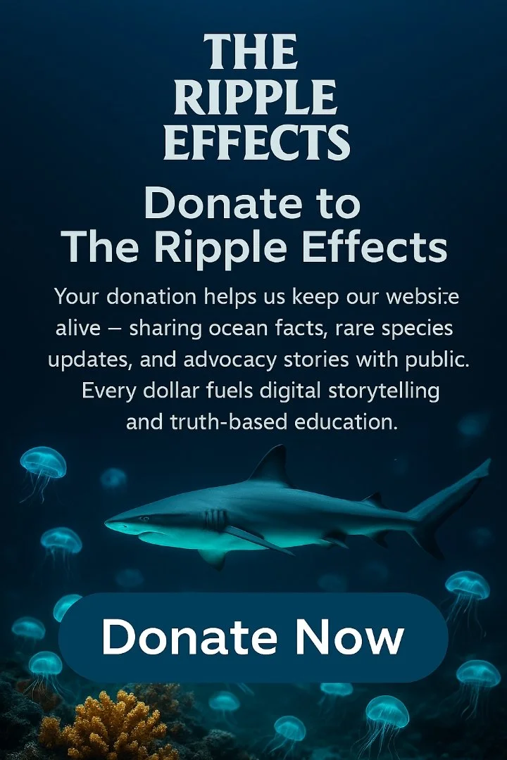 Image of a shark and jellyfish swimming underwater