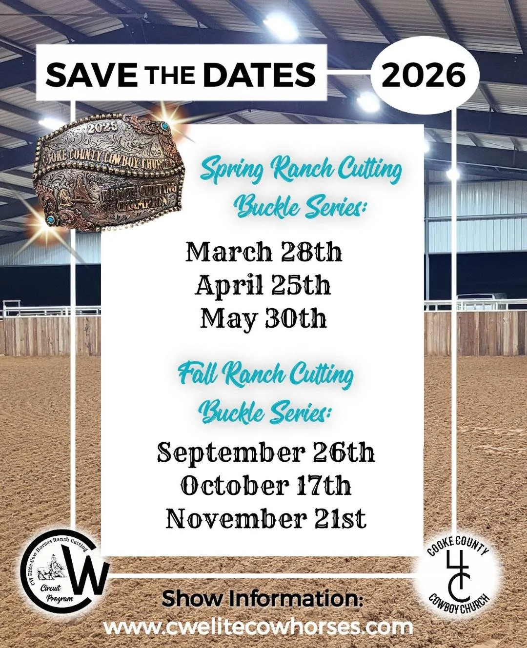 Cooke County Cowboy Church Ranch Cutting Show