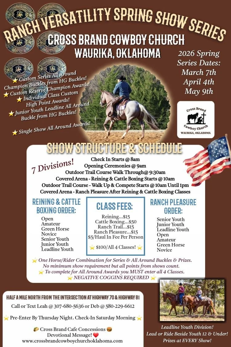 Cross Brand Cowboy Church Ranch Versatility Horse Show