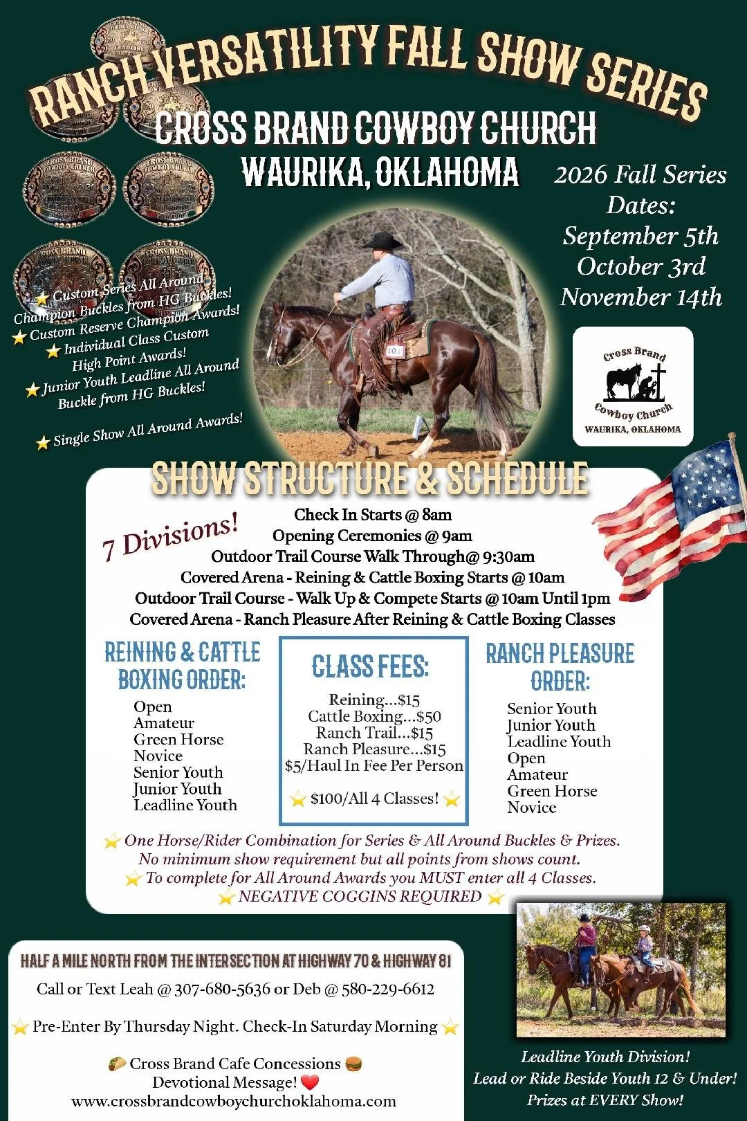 Cross Brand Cowboy Church Ranch Versatility Horse Show