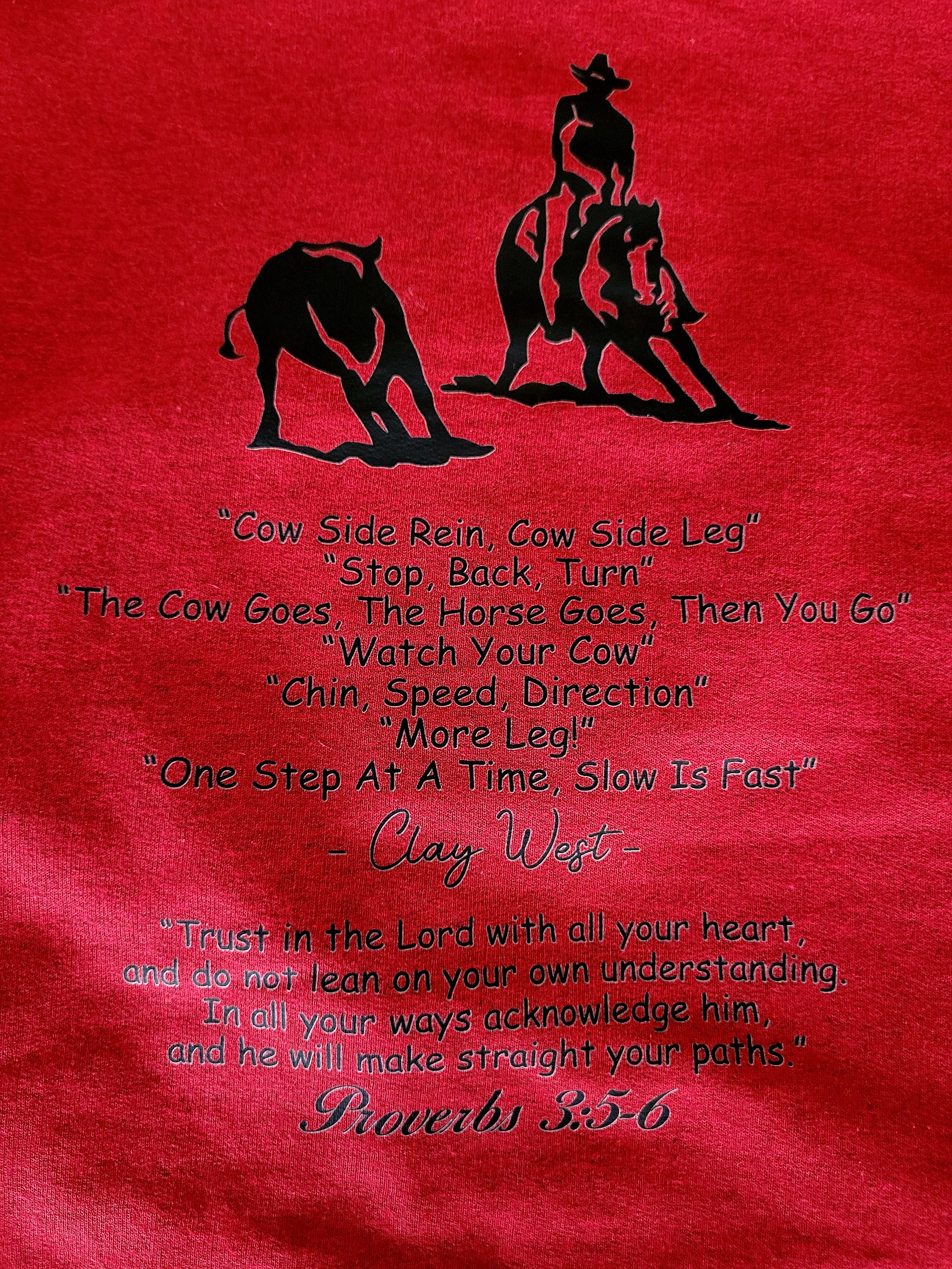 Shirts & Hoodies have "Clayisms"!