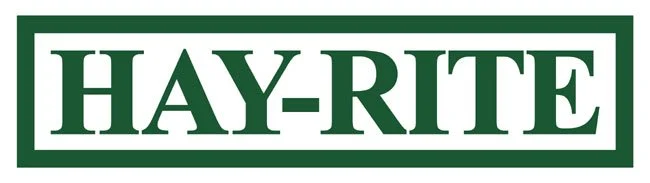 Hay-Rite logo with green text on a white background.