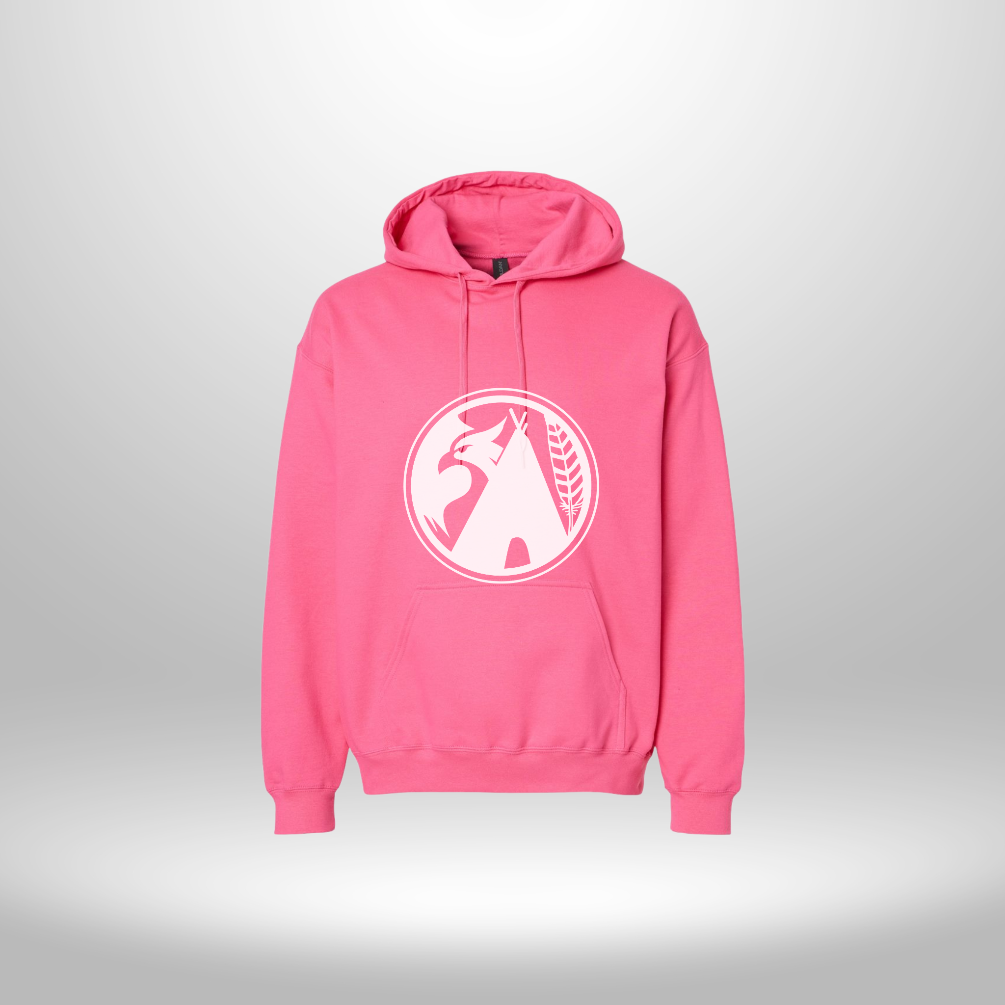 BillwardLife Hoodie - White on Pink