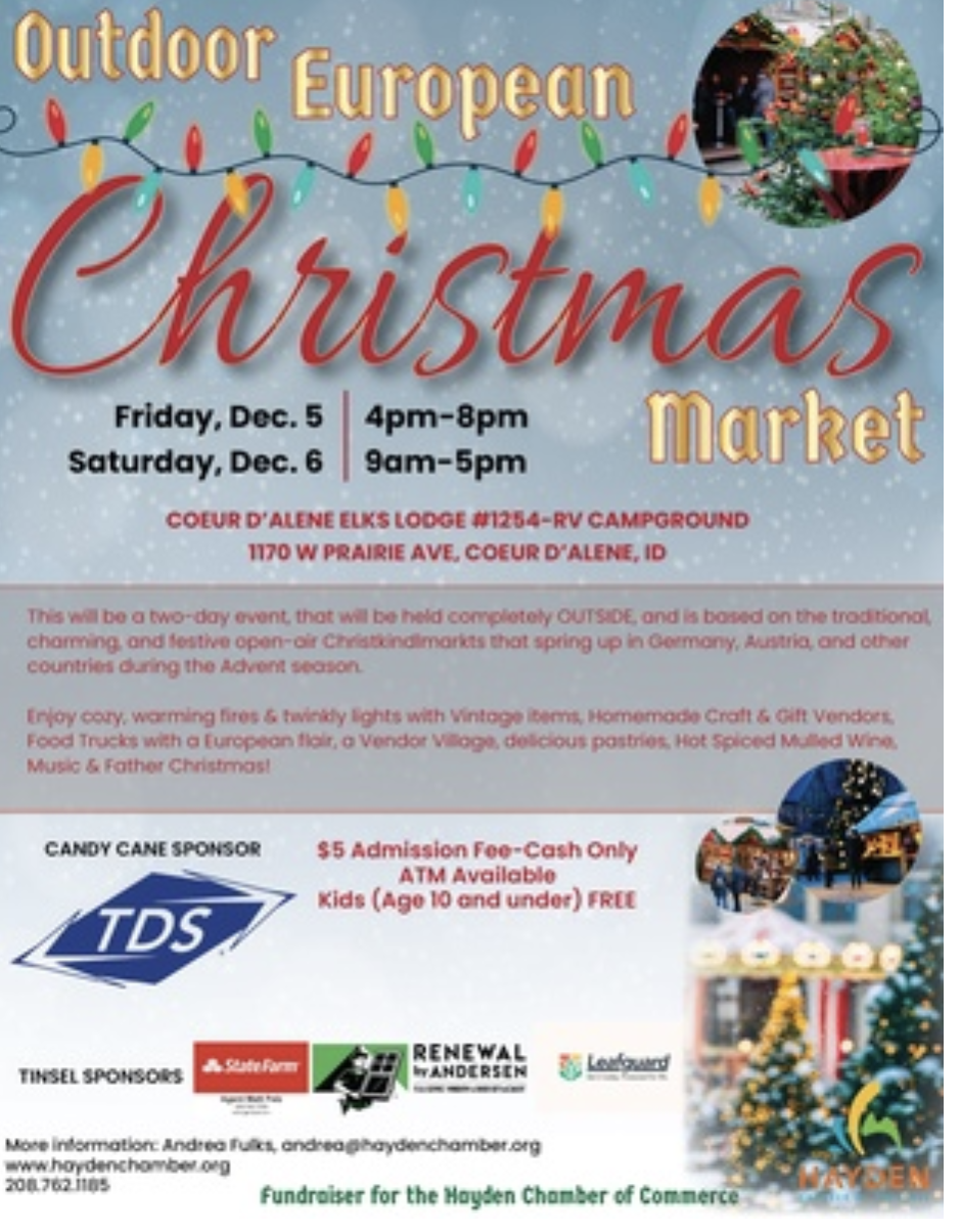 Outdoor European Christmas Market (Day 1)