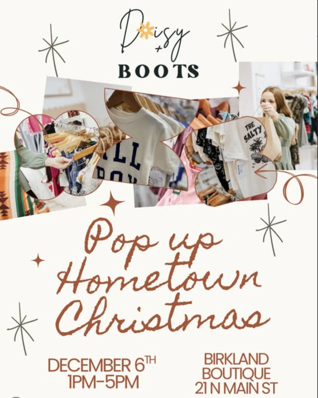 Daisy and Boots Pop Up @Hometown Christmas