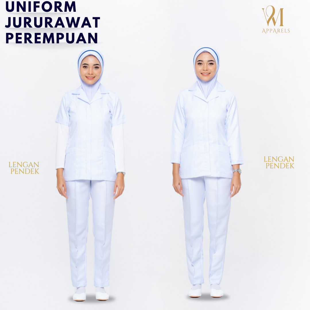 (1 SET) STAFF NURSE LONG/ZIP