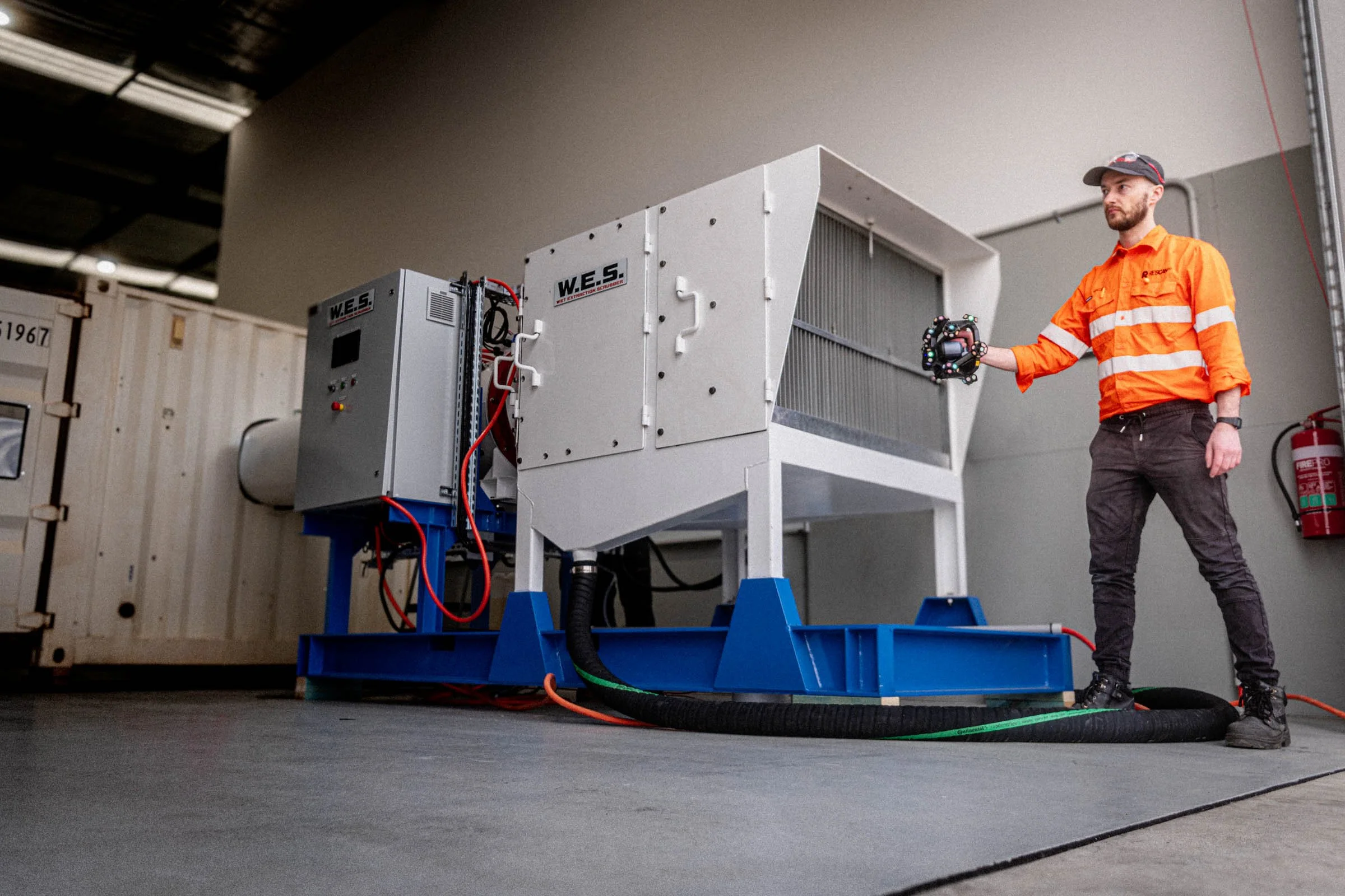 Wet Extraction Scrubber