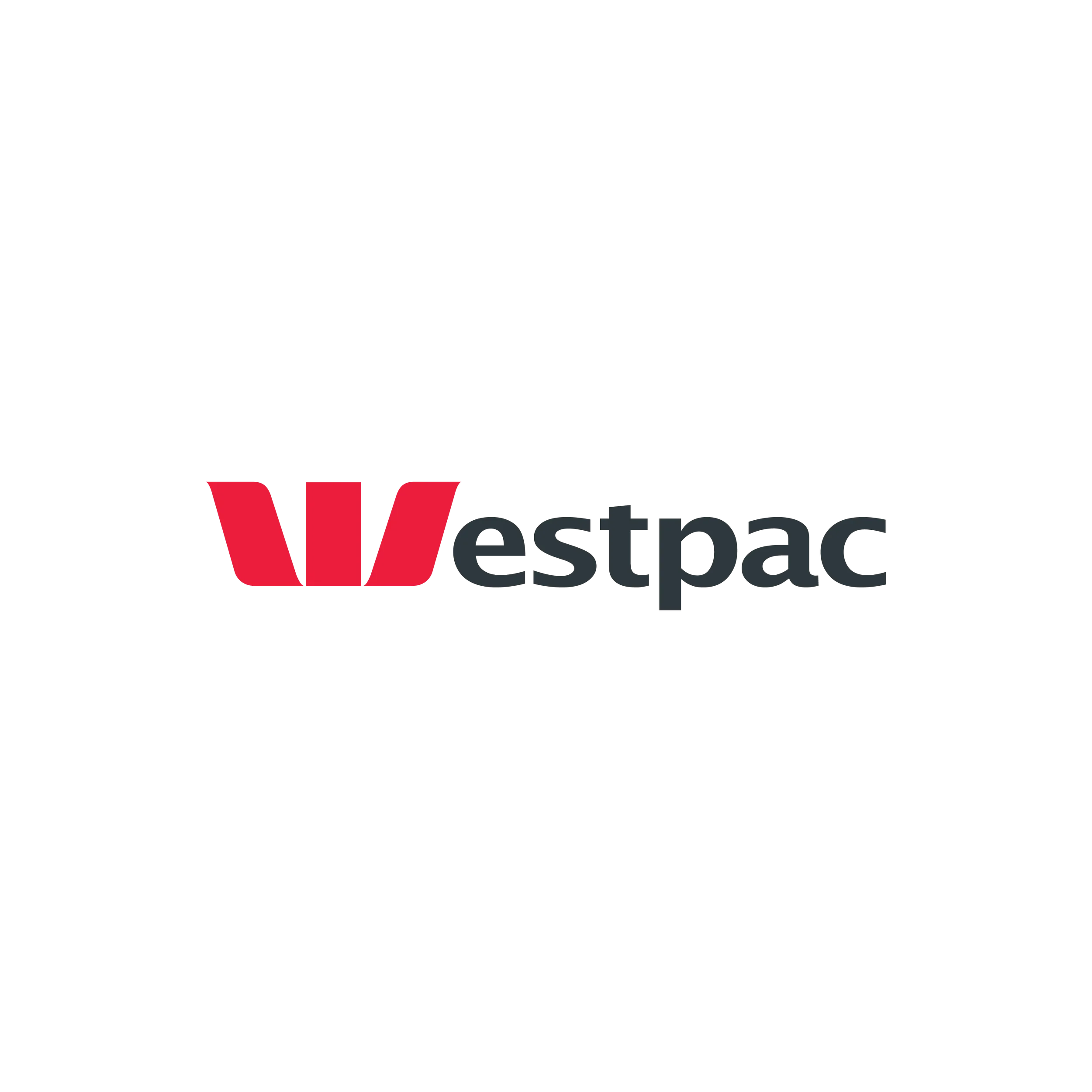 Logo of Westpac, partnered with We Are HR