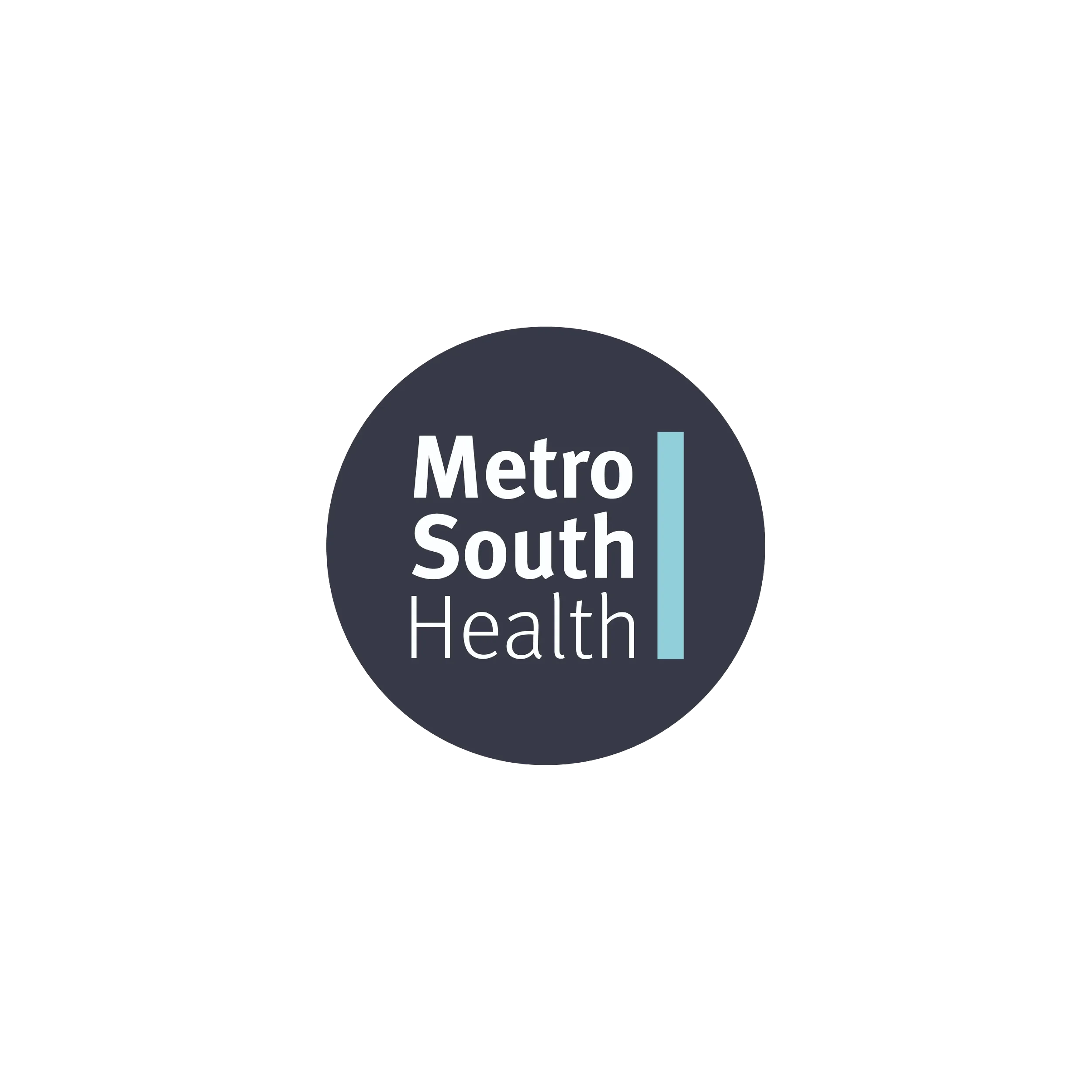 Logo of Metro South Health, partnered with We Are HR