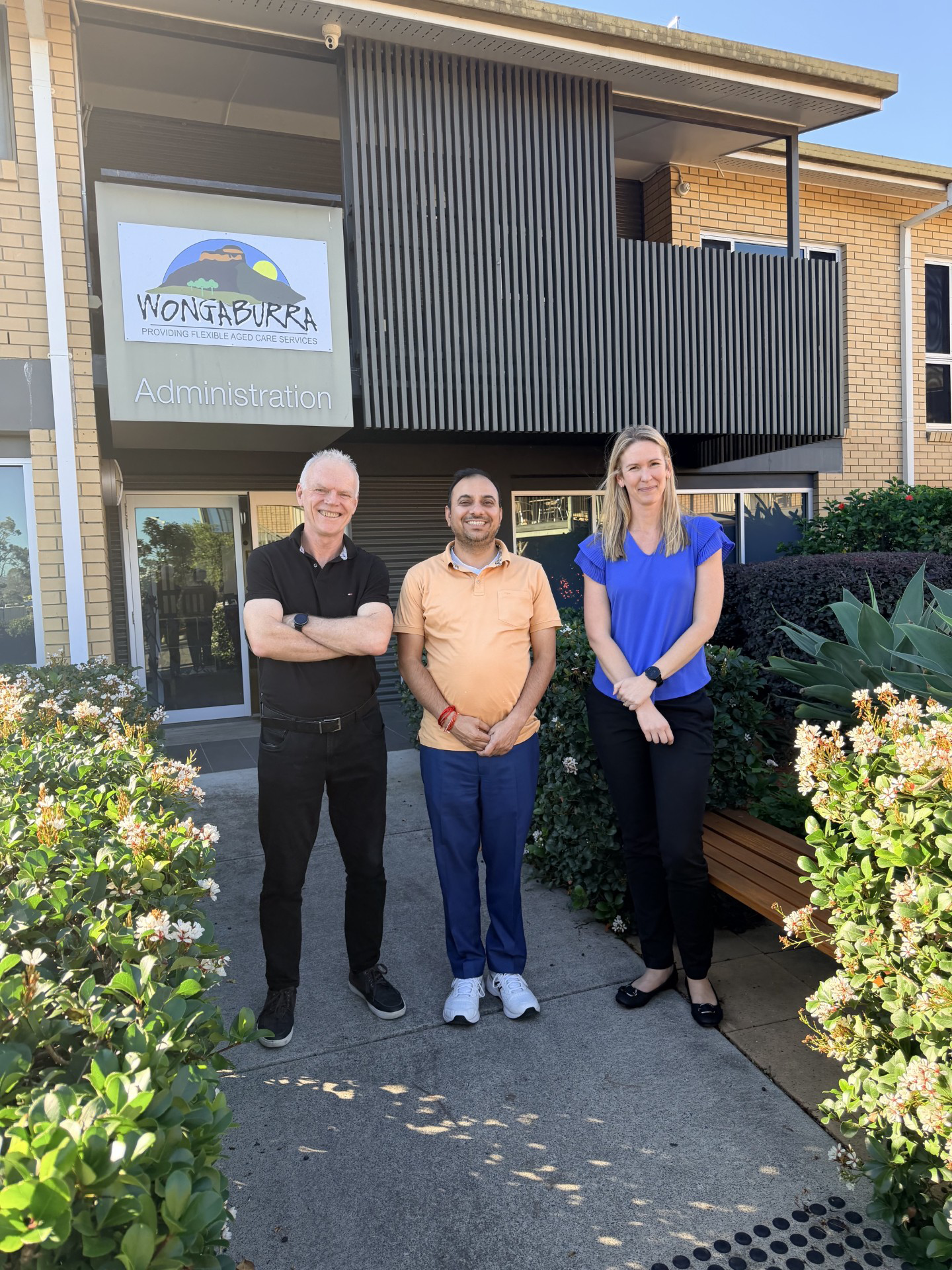 We Are HR consultants on-site at Wongaburra Society aged care facility in Beaudesert Queensland