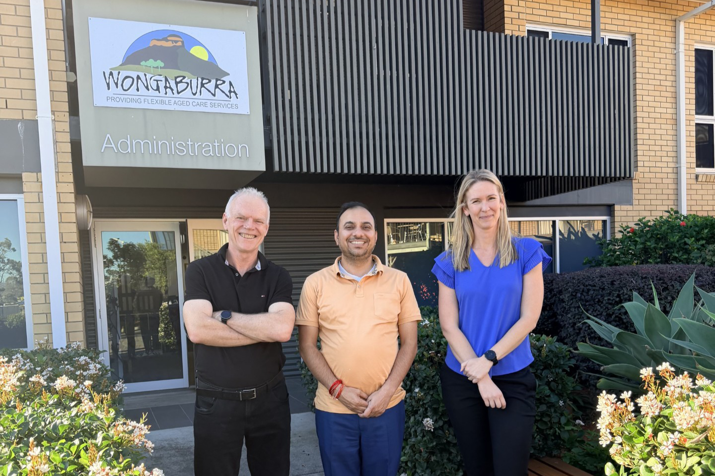 We Are HR consultants on-site at Wongaburra Society aged care facility in Beaudesert Queensland