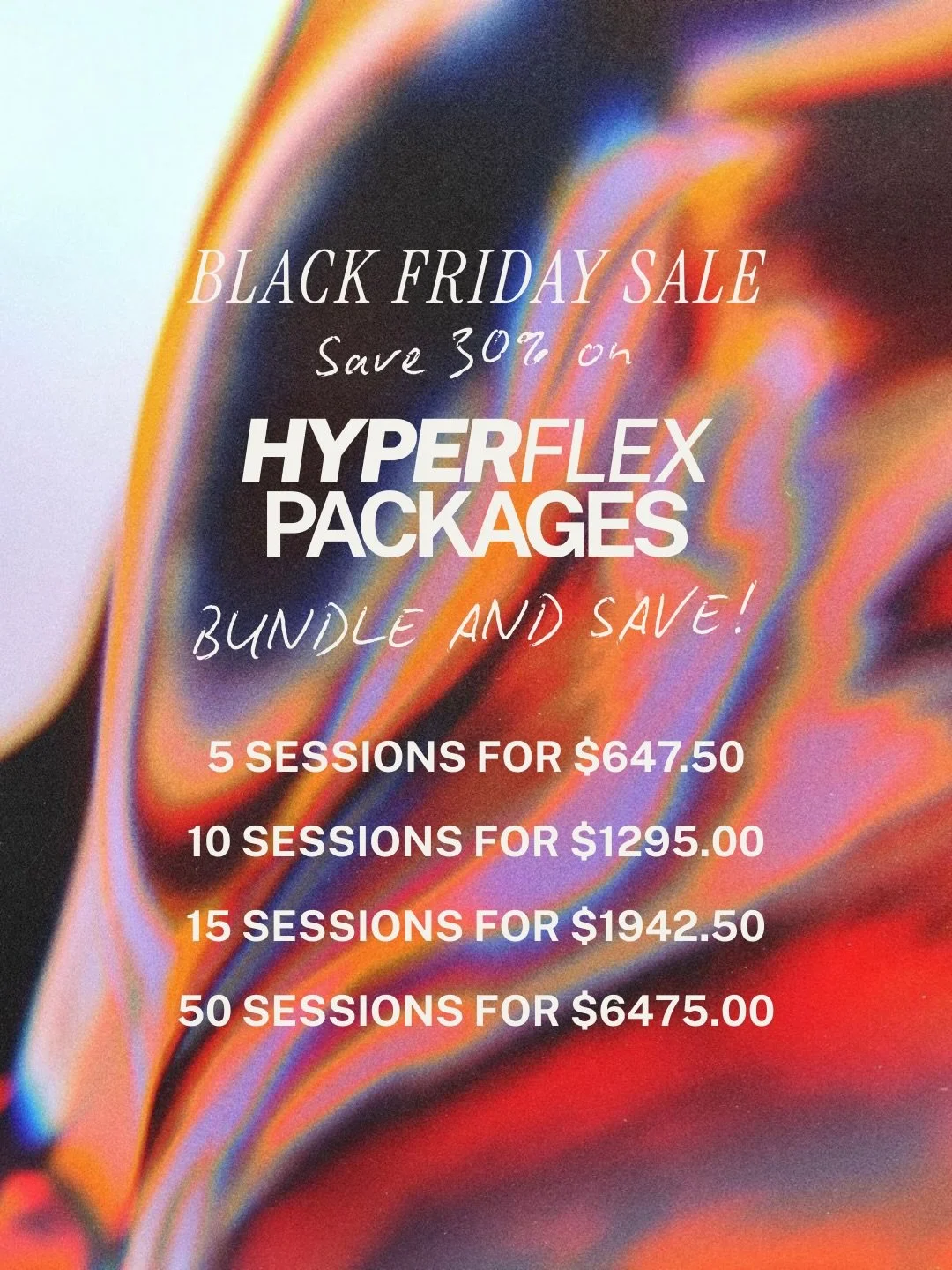 Bundle &amp; Save this Black Friday!

#HyperFlexMassage #DeepTissue #SportsMassage #SportsMassageSydney #RemedialMassageSydney #MassageTherapistSydney #DeepTissueMassageSydney
#SydneyMassageClinic #SydneyWellness #PainReliefMassage #MuscleRecoverySyd