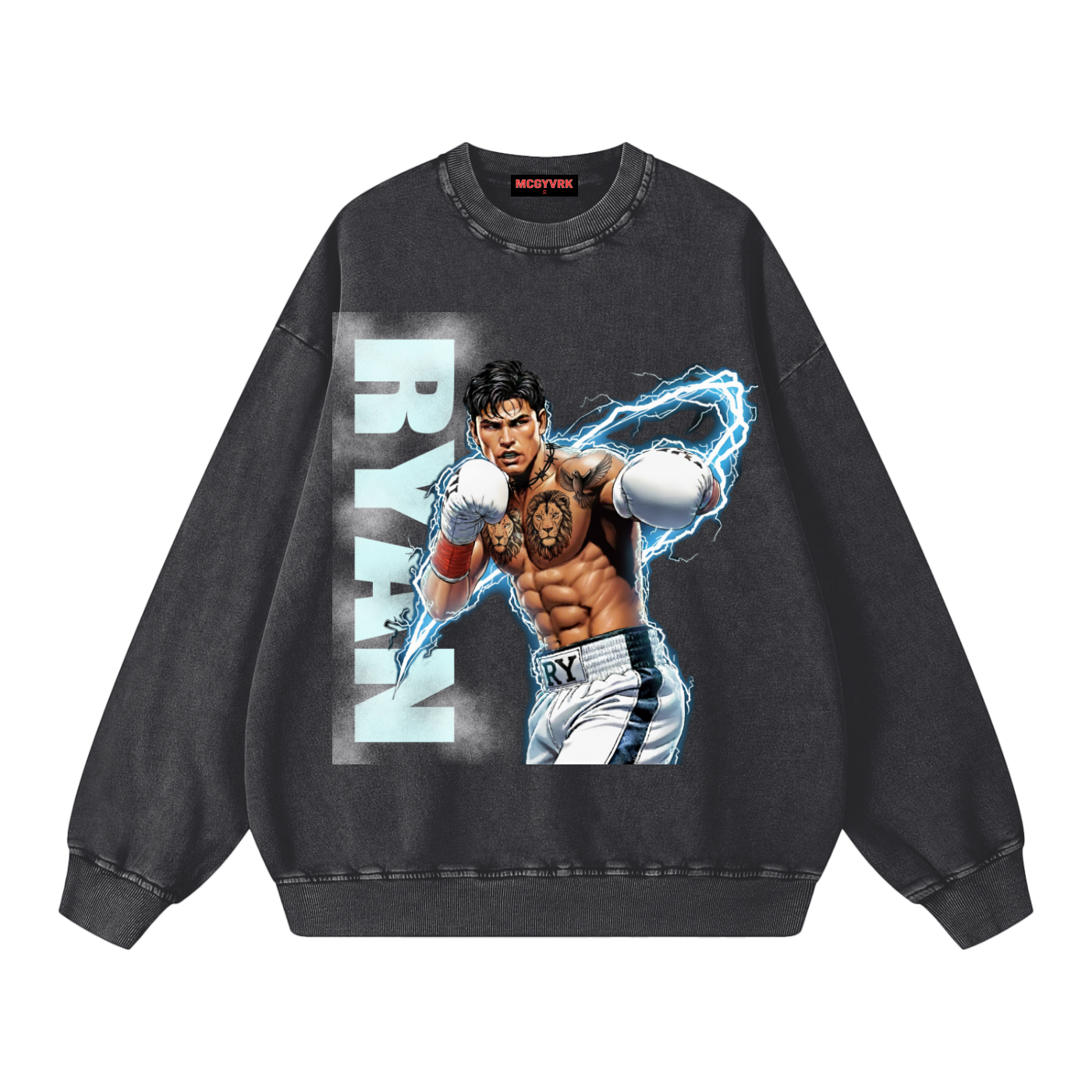 Snow Washed Oversized Sweatshirt