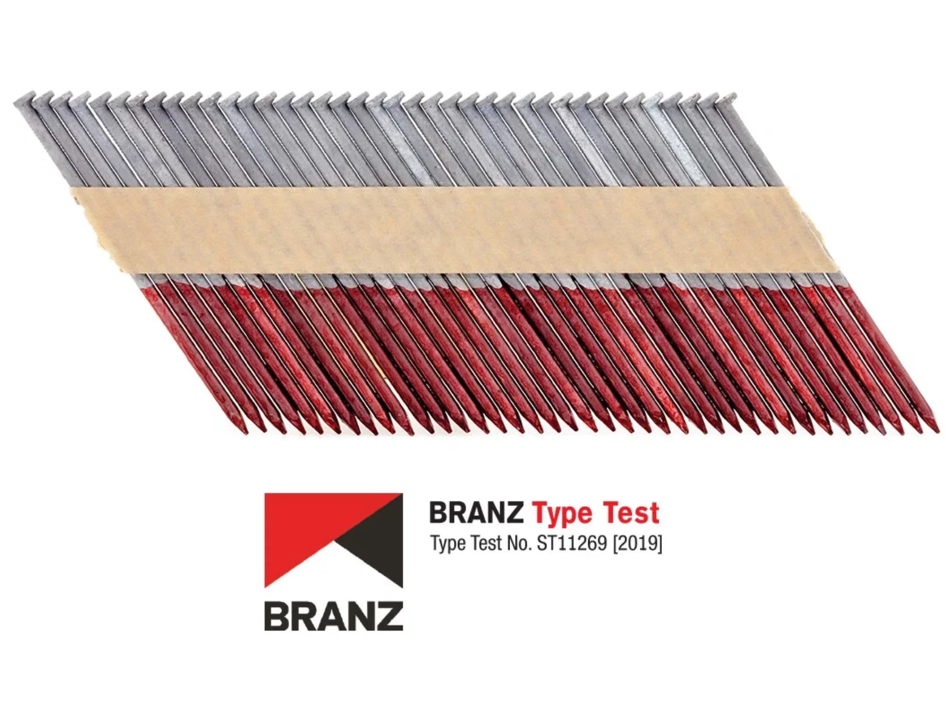Force 90x3.15mm Galvanised Framing Nails 3000pack No Gas