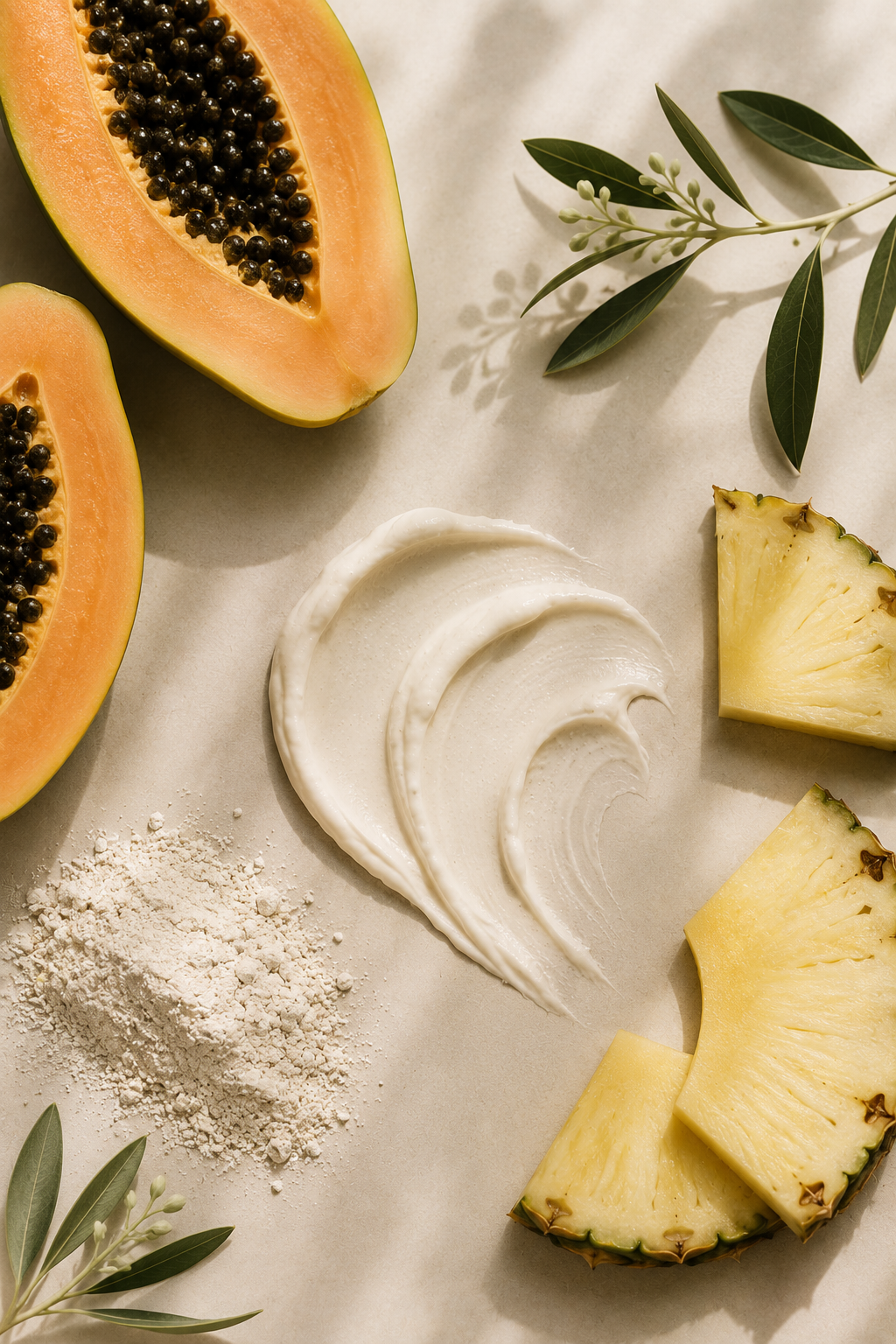 Les enzymes; l'exfoliation intelligente de la peau