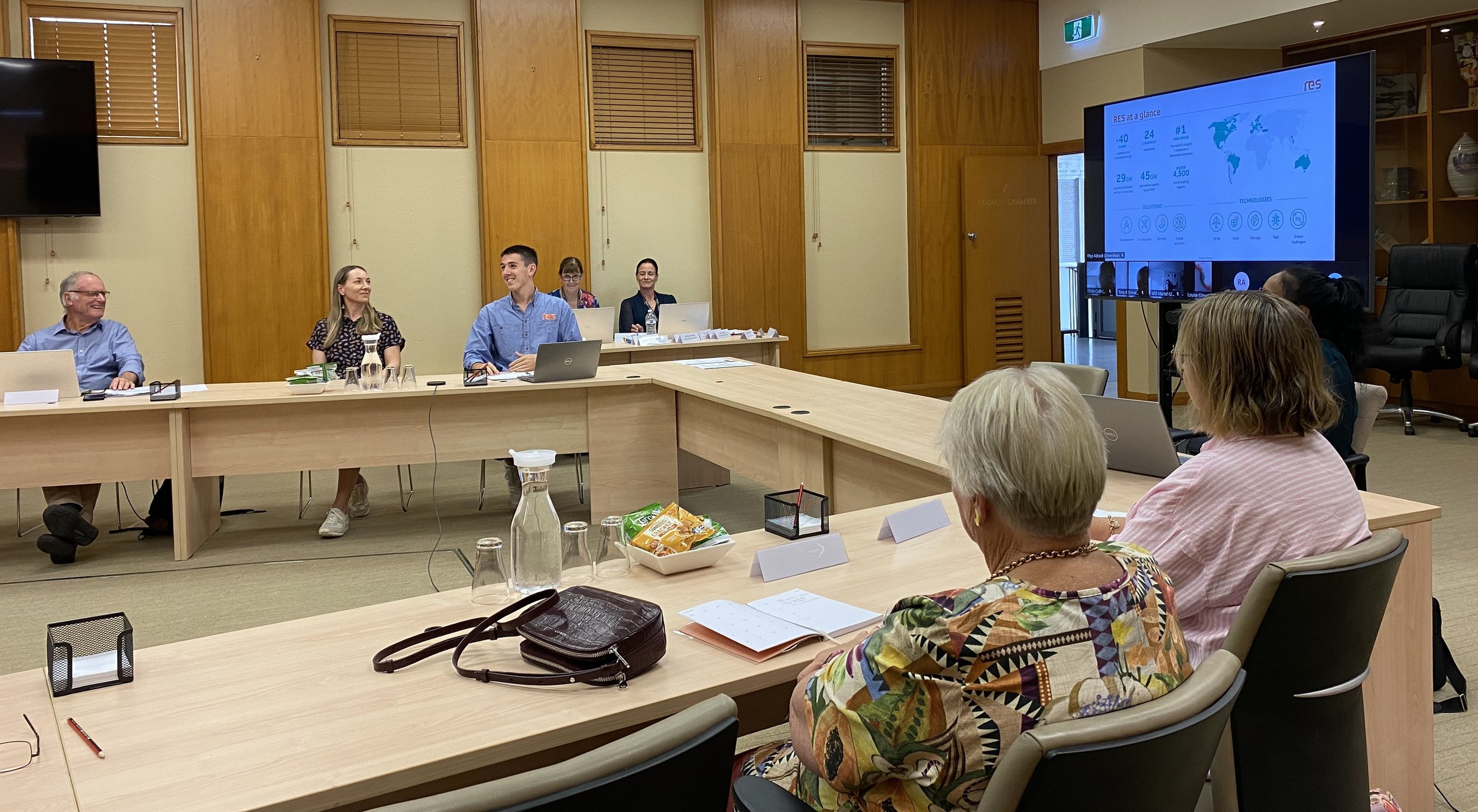 Kerrs Creek Wind Farm Team Shares Benefit Approach with Community Committee