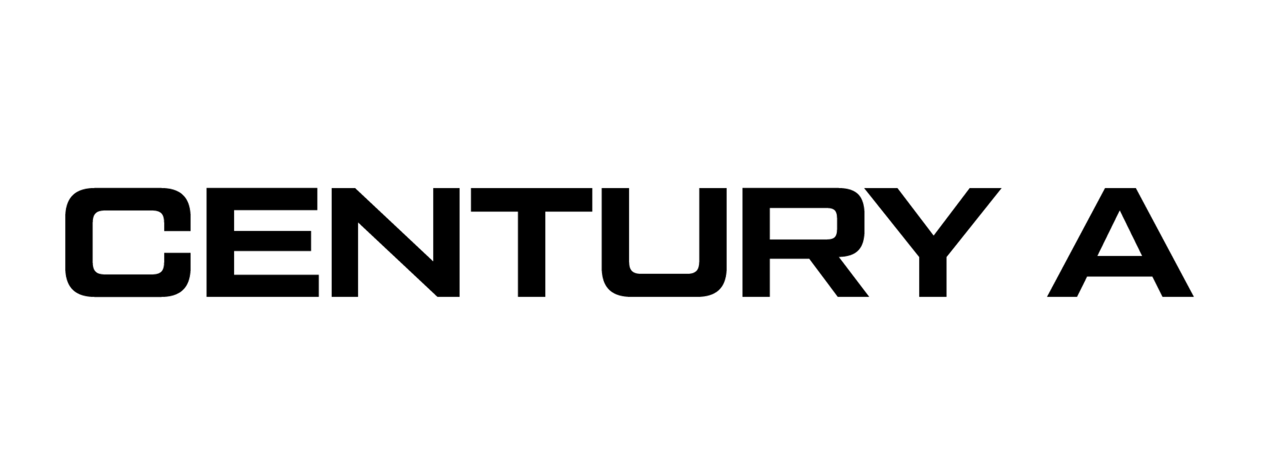 The word 'CENTURY A' written in bold black letters on a white background.