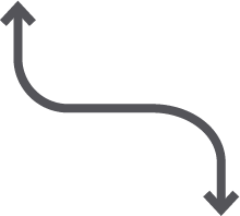 arrow connecting two ideas