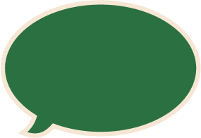 green speech bubble